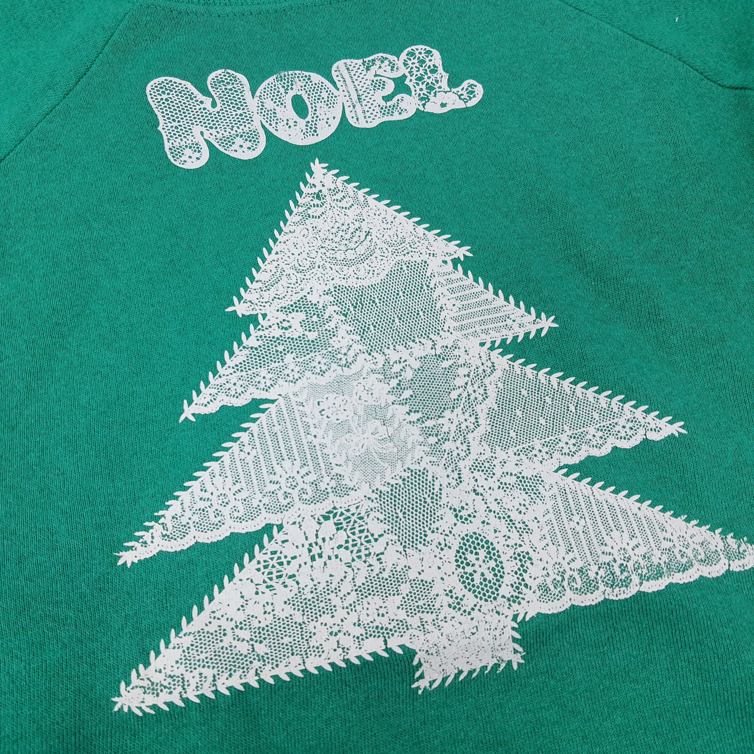Vintage Vintage Noel Christmas Tree Sweatshirt C227N14 Size US M / EU 48-50 / 2 - 2 Thumbnail