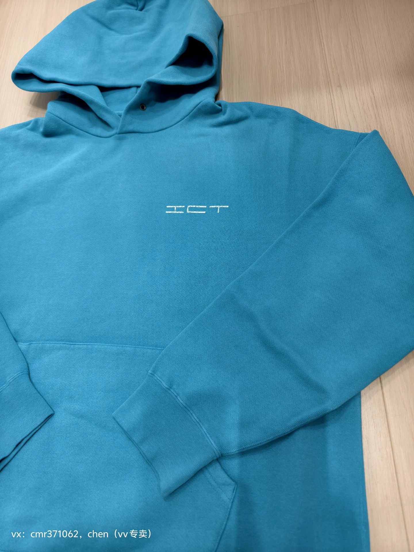 Visvim VISVIM 24 ICT JUMBO SB P.O. DMGD Blue4 Knit Hoodie Size US XL / EU 56 / 4 - 4 Thumbnail