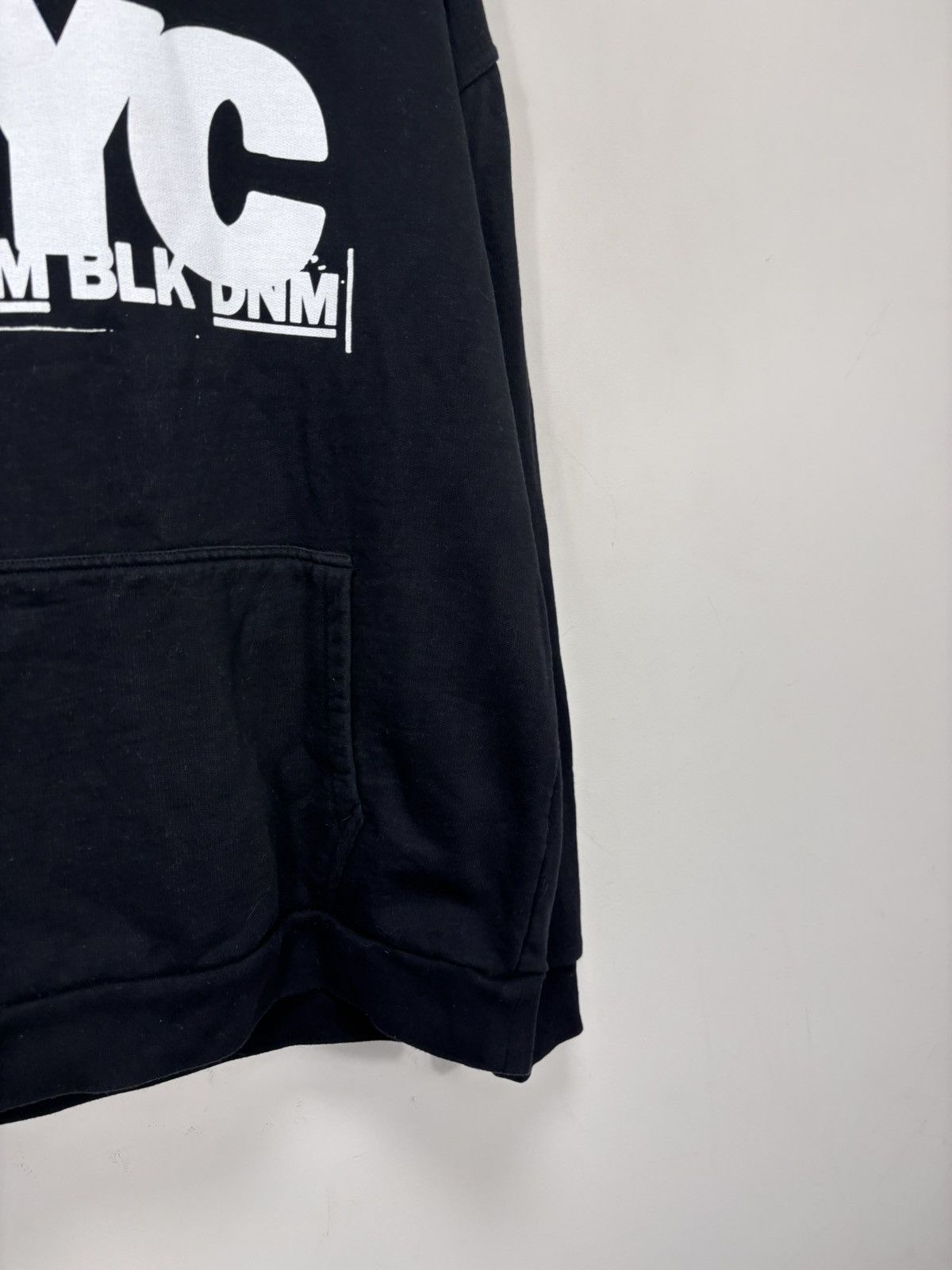 Blk Dnm BLK DNM Men’s Y2K Big NYC Logo Hype Black Hoodie Size US S / EU 44-46 / 1 - 5 Thumbnail