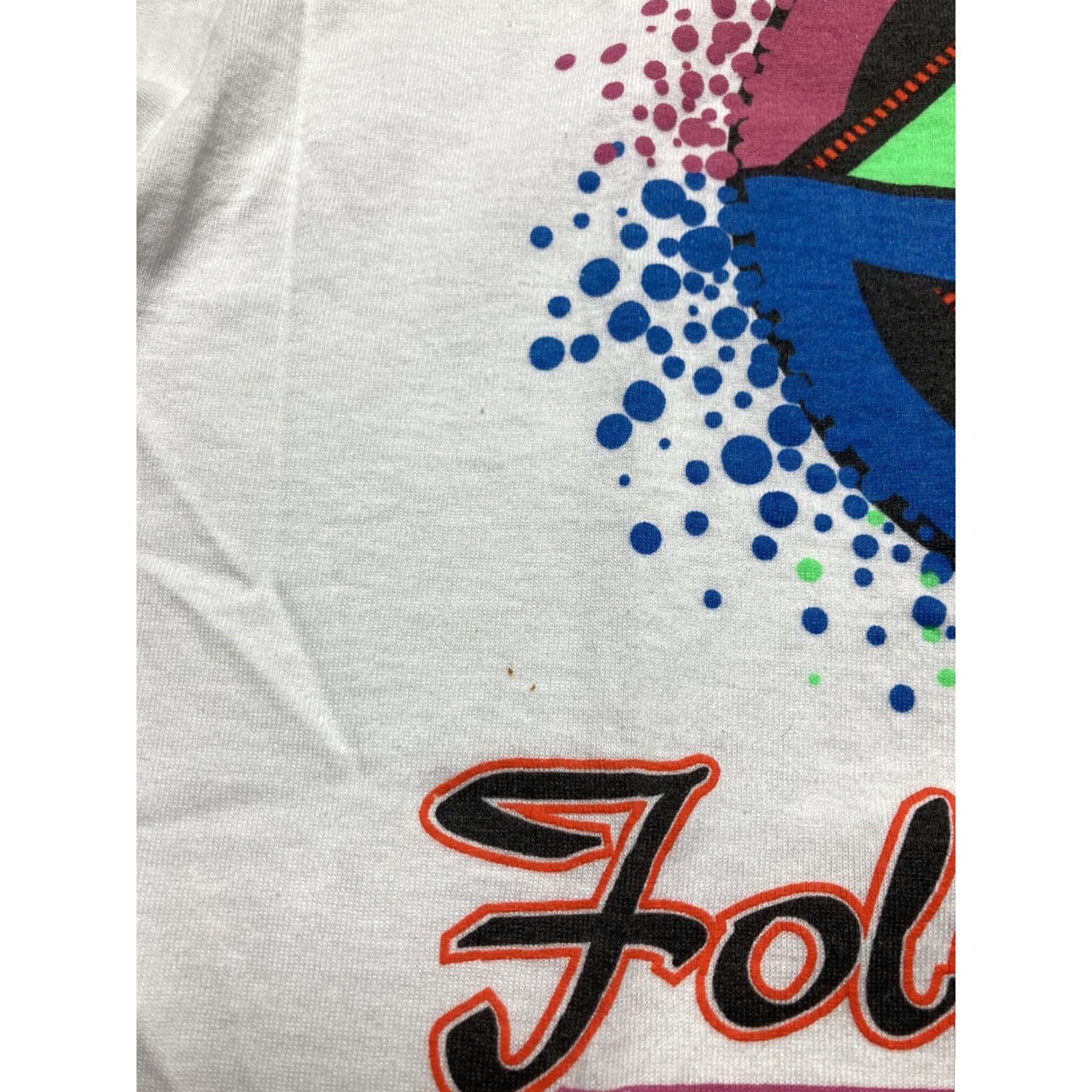 Fruit Of The Loom VINTAGE 90s graphic t shirt get a life follow Jesus tee church Christian M White Mens Shirt Size US M / EU 48-50 / 2 - 4 Thumbnail