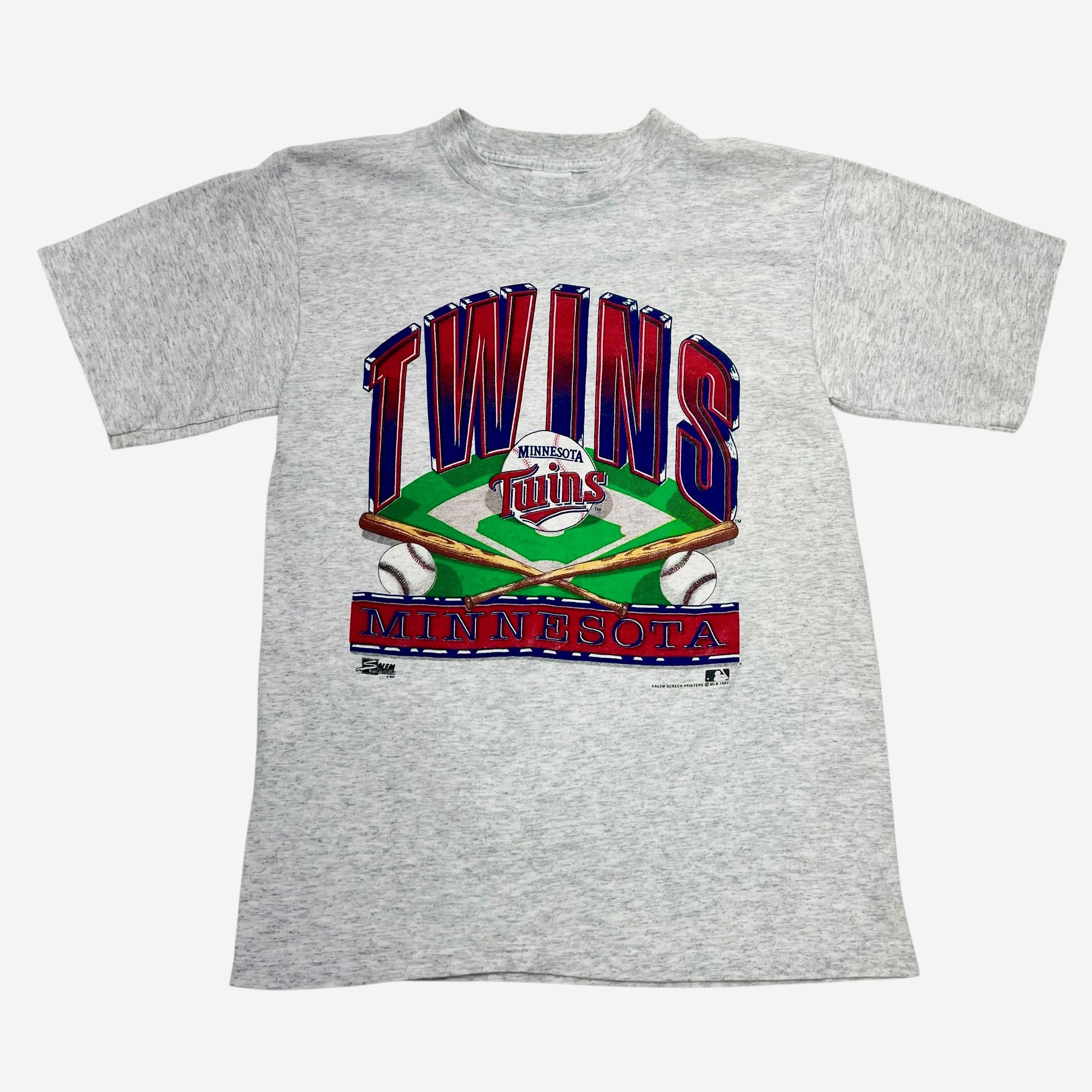 MLB × Salem Sportswear Minnesota Twins 90’s Salem Single Stitch Graphic T-Shirt Size US L / EU 52-54 / 3 - 1 Thumbnail