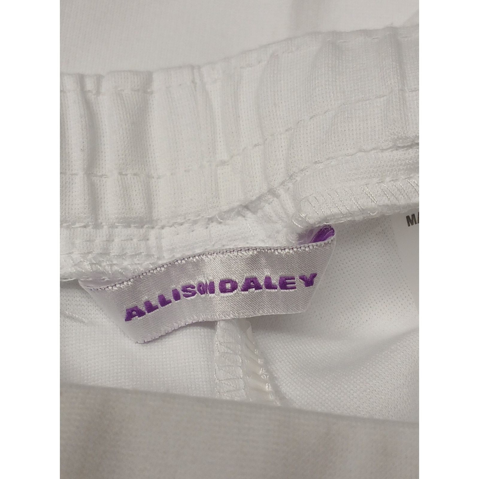 Other Allison Daley (10) White Soft Stretch Wide Leg Trousers Size 32" / US 10 / IT 46 - 8 Thumbnail