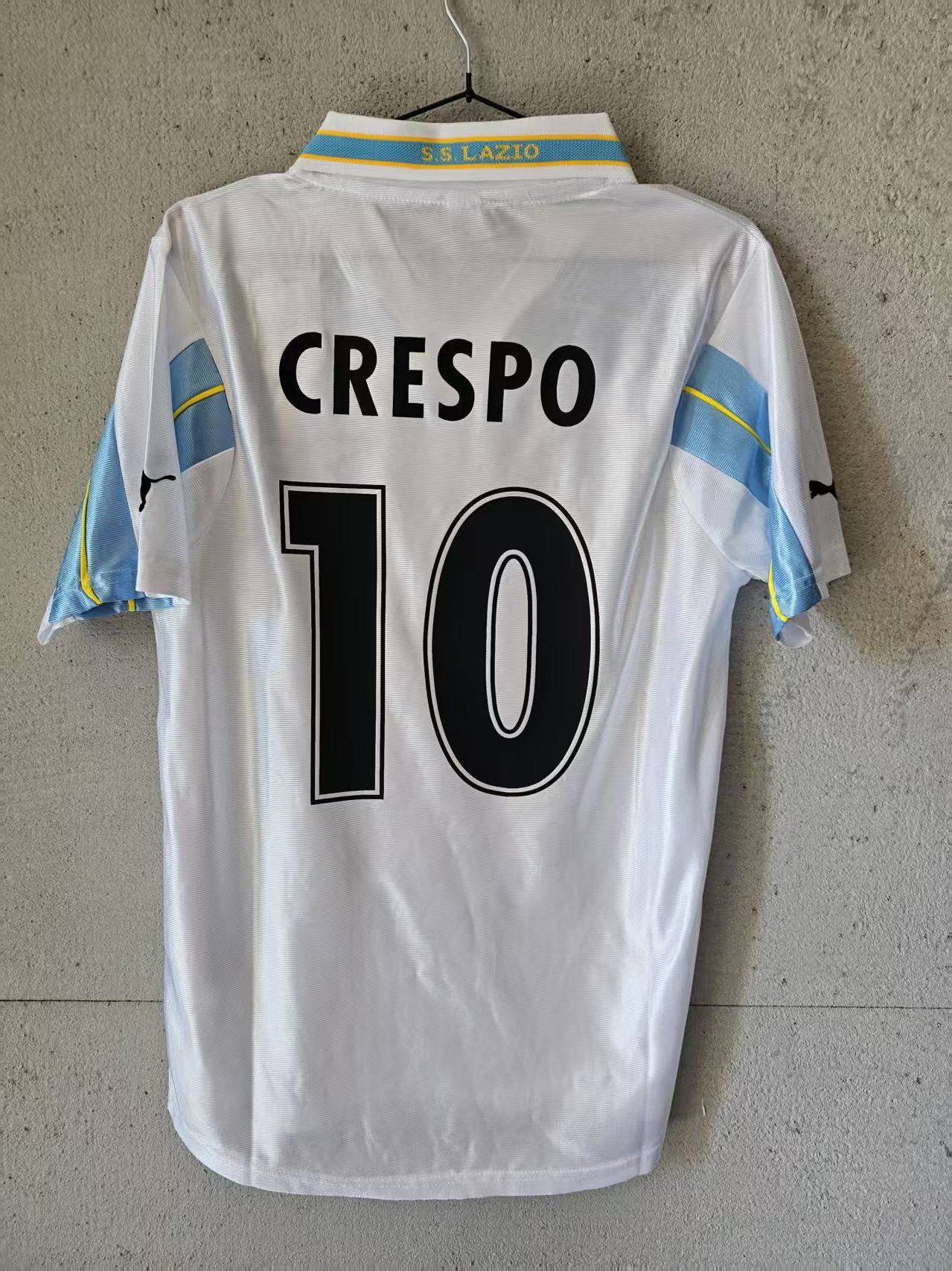 Other 1999 2000 Lazio #10 Crespo Jersey Home Size US XL / EU 56 / 4 - 1 Thumbnail