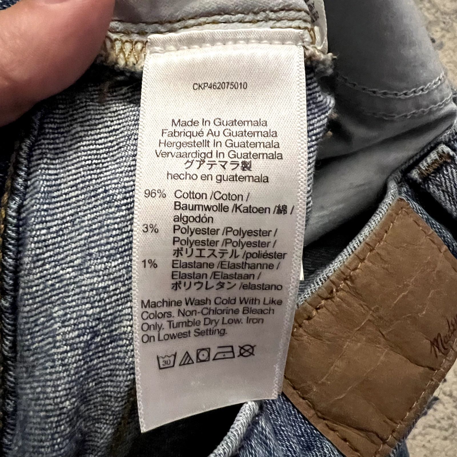 Madewell Madewell The Momjean Jeans Blue Size 24 Cotton Blend Size 24" / US 00 / IT 34 - 7 Thumbnail