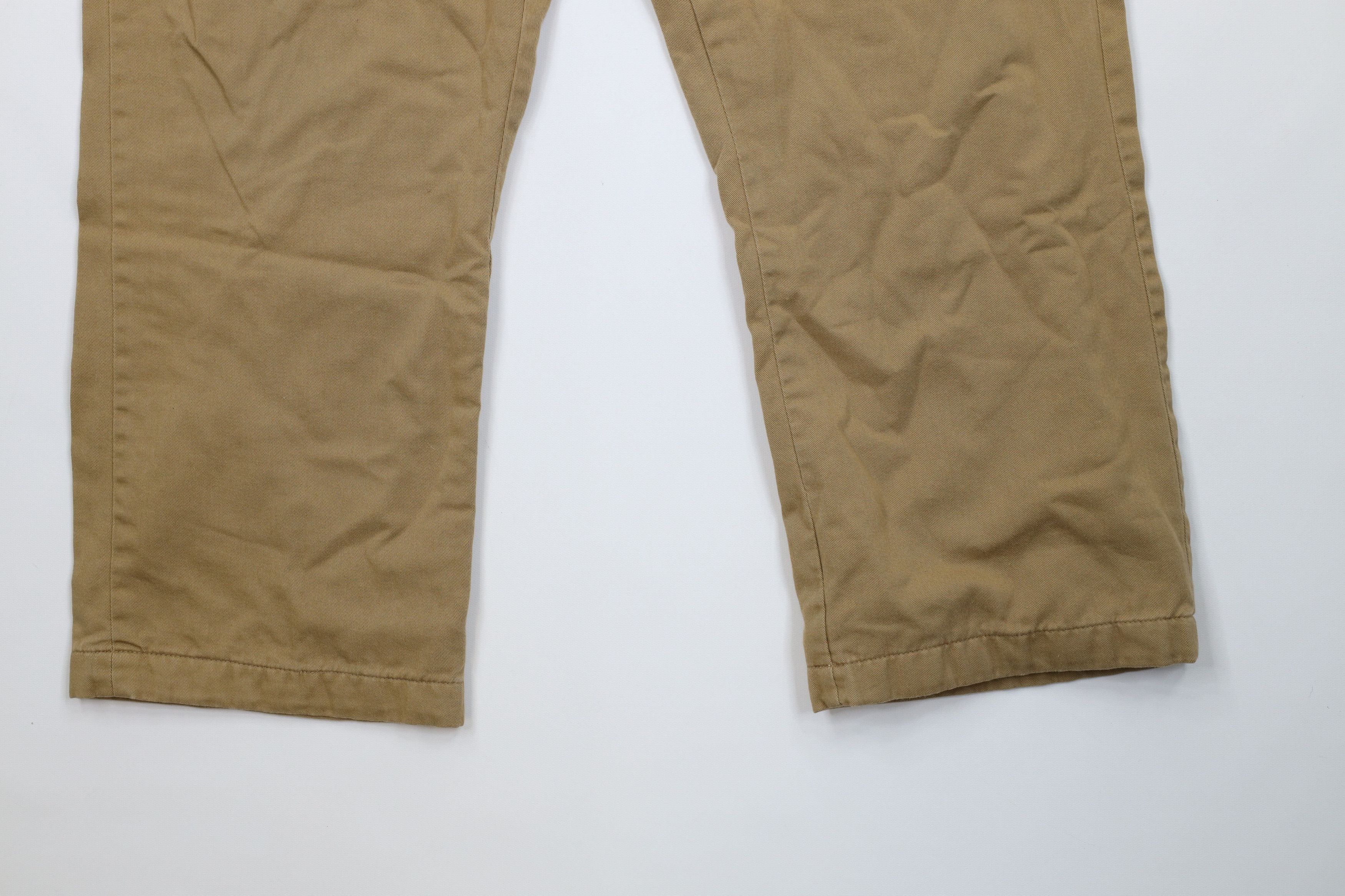 Vintage Vintage 90s Streetwear Lined Wide Leg Pants Beige Brown Size US 36 / EU 52 - 5 Thumbnail