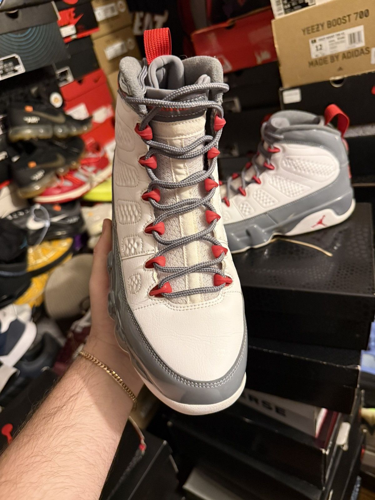 Jordan Brand Jordan retro 9 fire red sz 9.5 Size US 9.5 / EU 42-43 - 2 Thumbnail