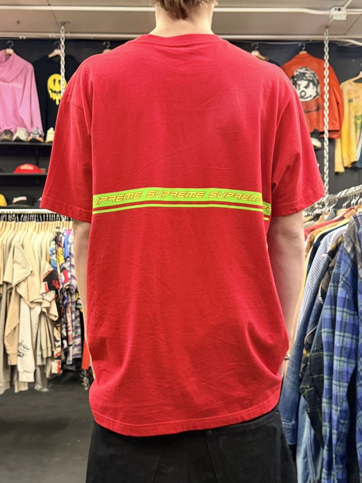 Supreme Supreme Logo Tee Size US L / EU 52-54 / 3 - 3 Thumbnail