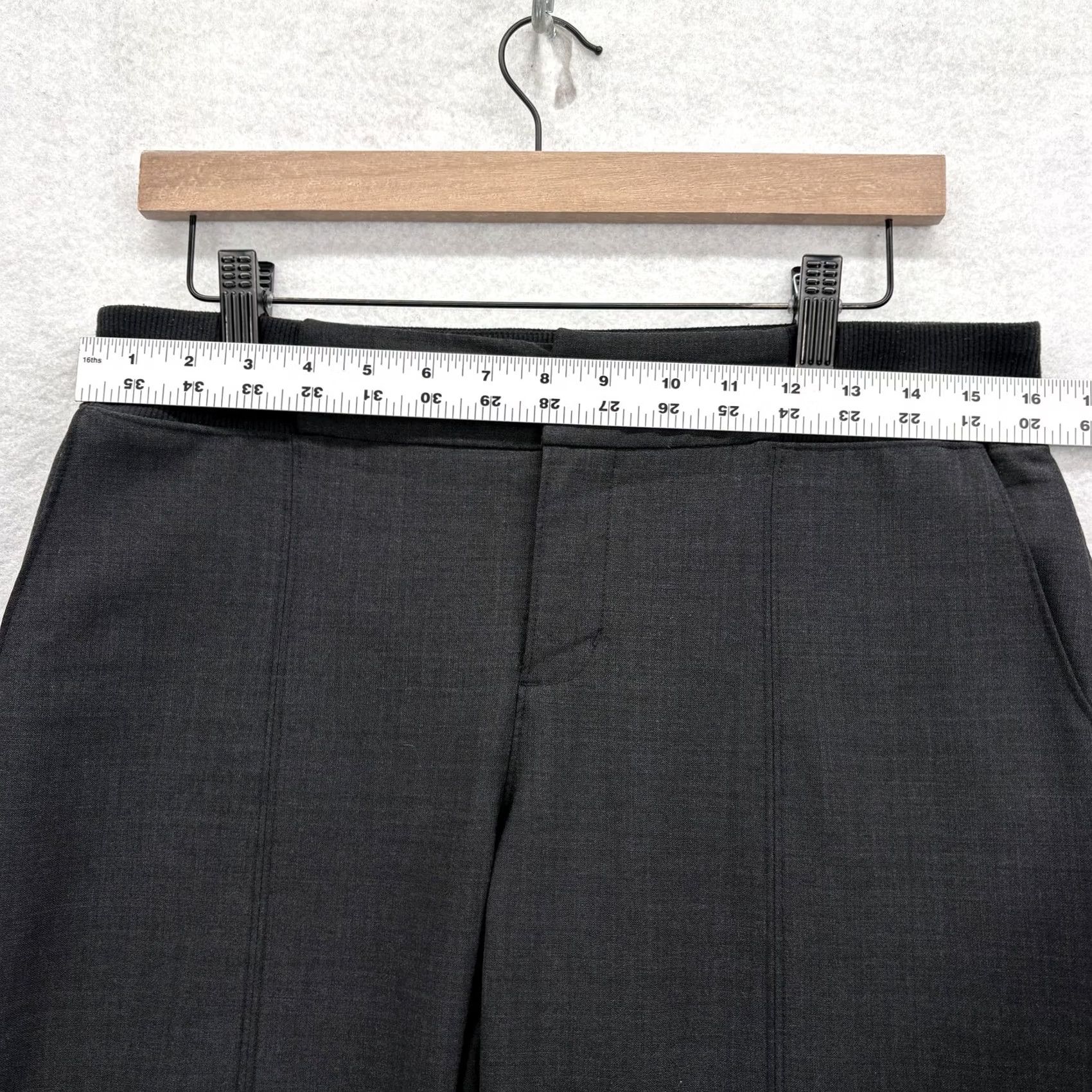 Athleta Athleta Pants Womens 10 Gray Wool Blend Jogger Tapered Casual Workwear Size 32" / US 10 / IT 46 - 7 Thumbnail