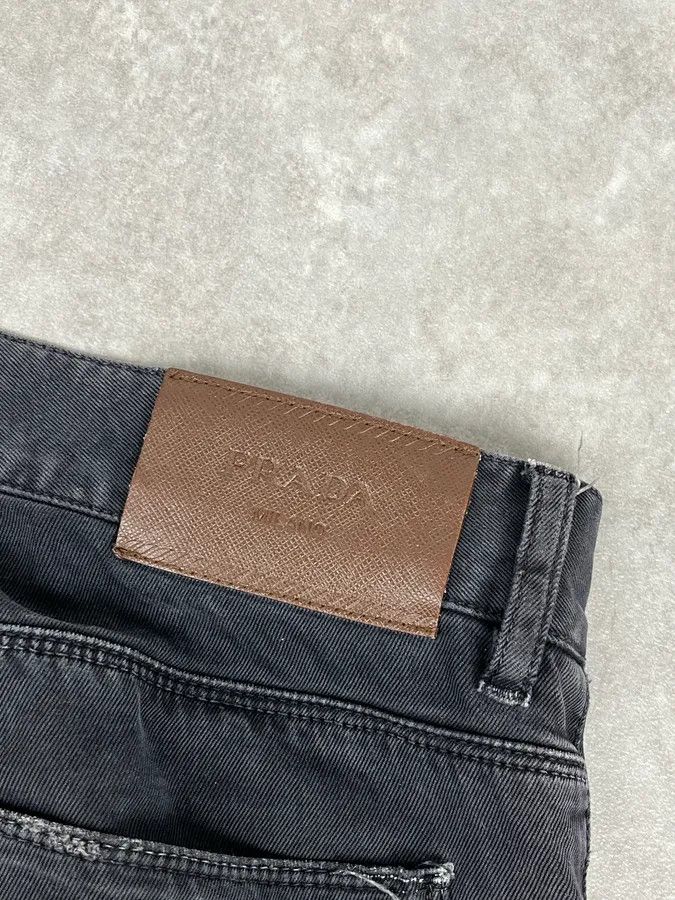 Prada SS2011 Prada Black Slim Denim Jeans Size US 31 - 12 Thumbnail