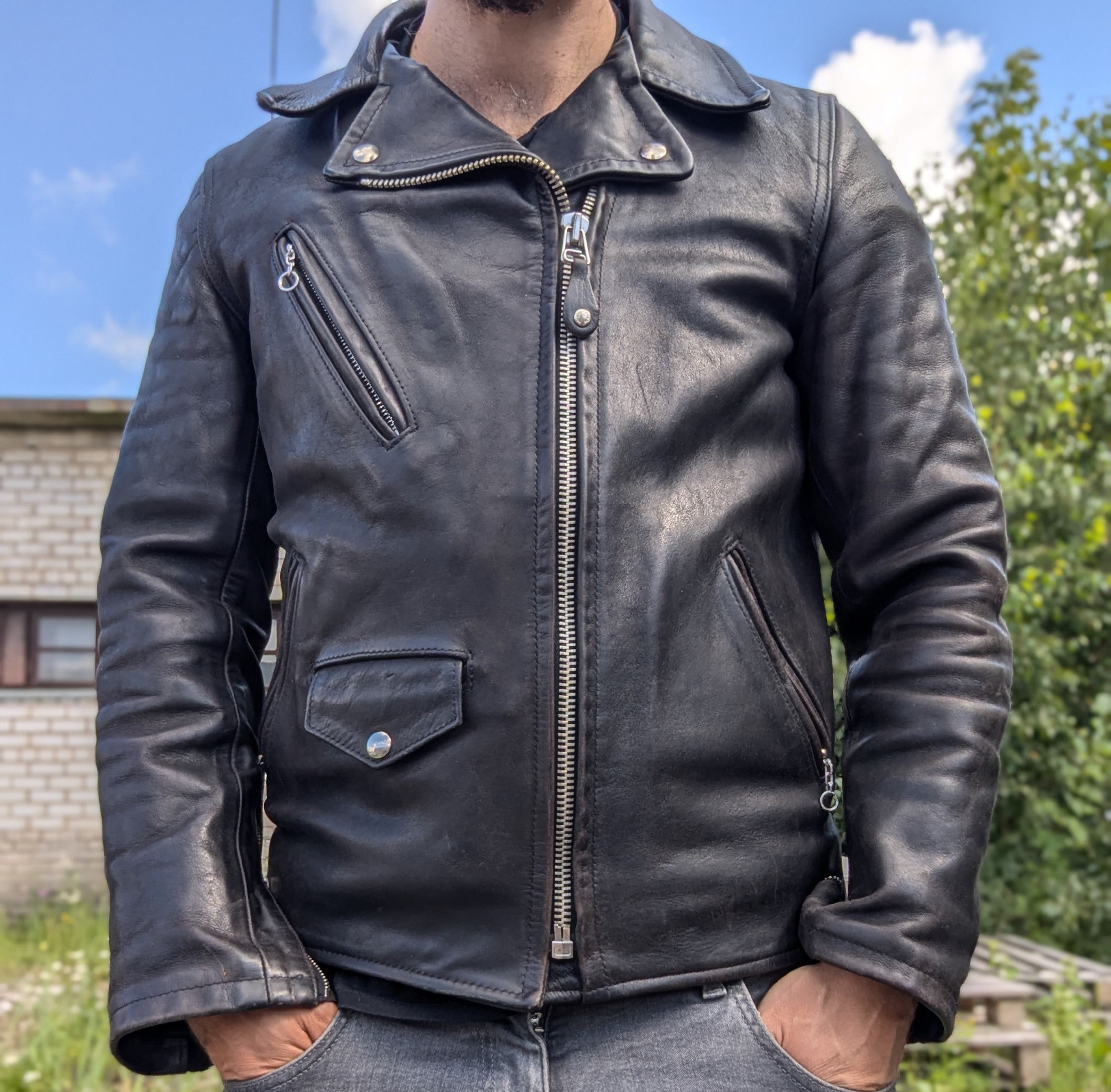 3sixteen × Schott 3sixteen Schott Horween Horsehide Perfecto 2020 Size US S / EU 44-46 / 1 - 2 Thumbnail
