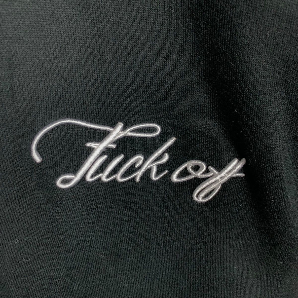 Japanese Brand STUD MUFFIN Fuck Off Logo Zip on Back Sweatshirt #1736-C77 Size US M / EU 48-50 / 2 - 8 Thumbnail