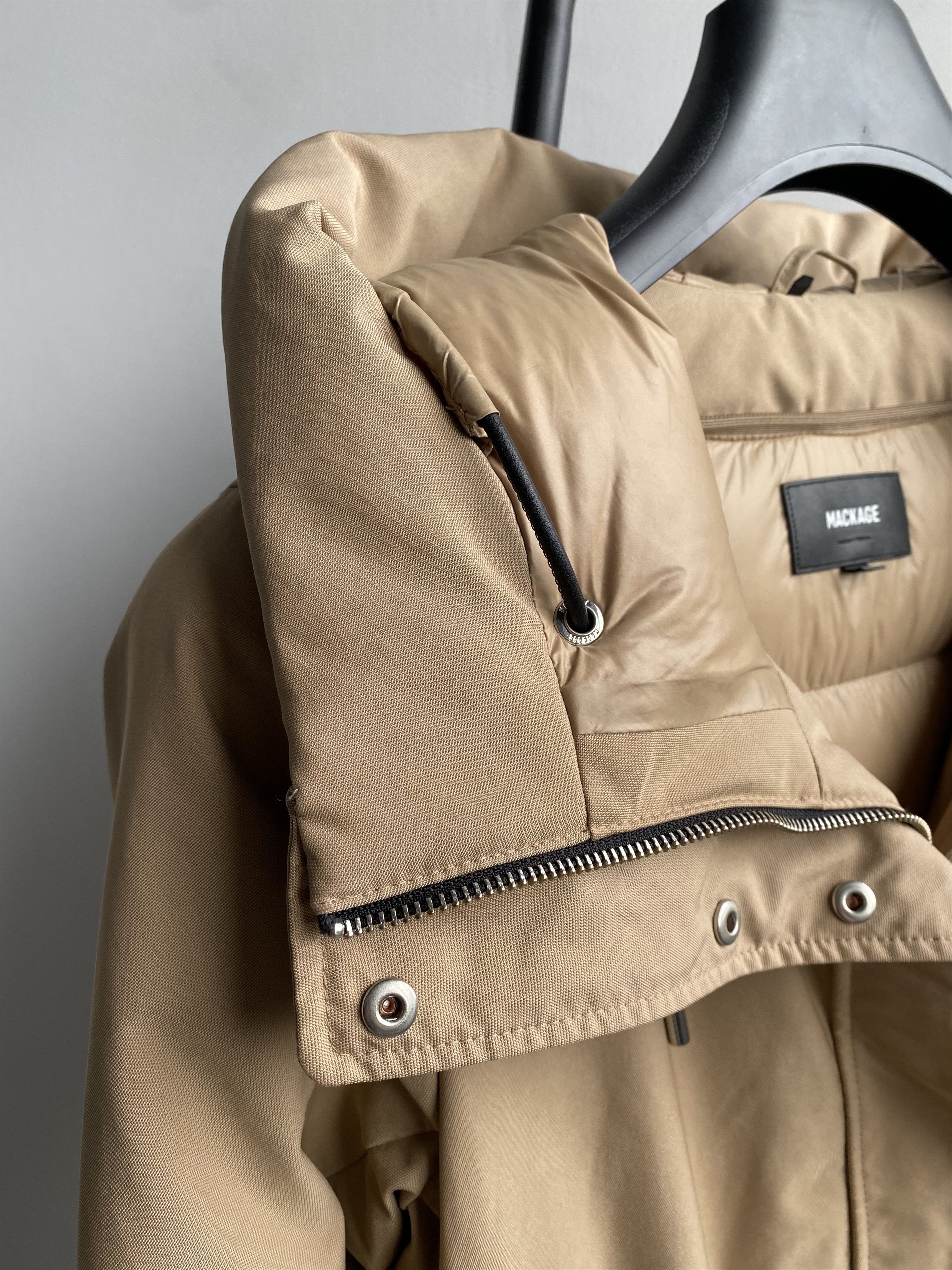 Mackage Mackage Montreal JENI-NF Camel Down Belted Coat rrp1290$ Size M / US 6-8 / IT 42-44 - 4 Thumbnail