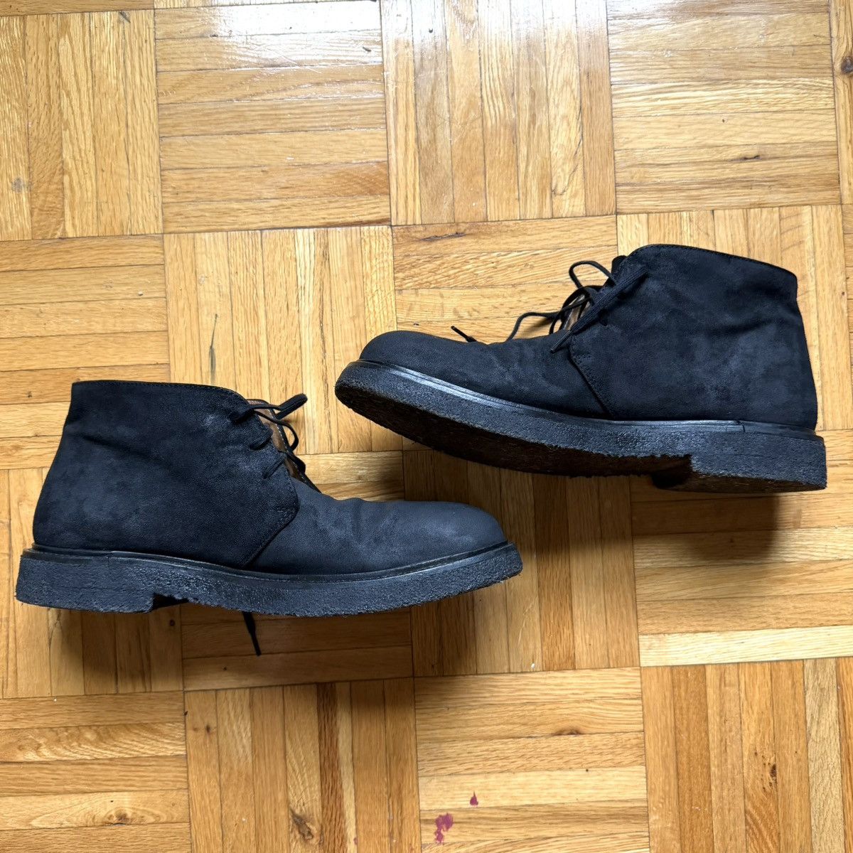 Sandro Sandro Paris black avantgarde painted leather Shoes size 42 Size US 9 / EU 42 - 6 Thumbnail