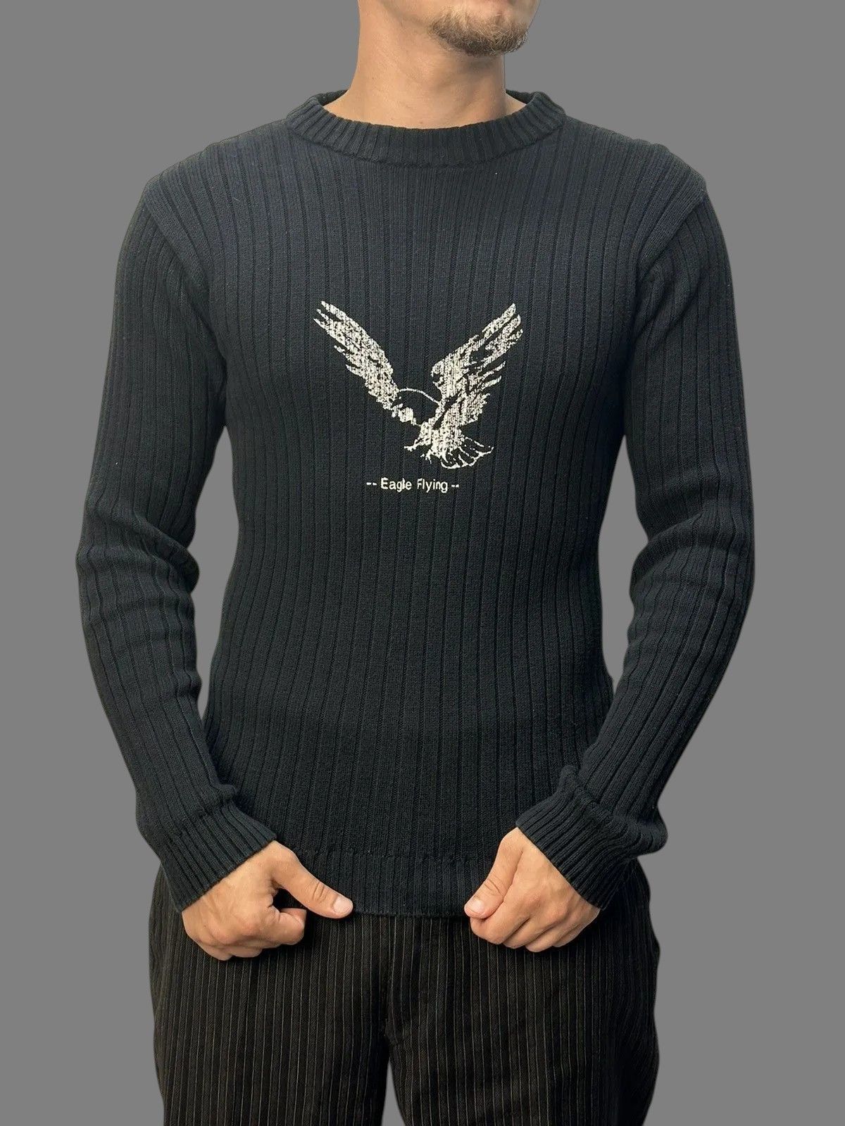 Diesel Distressed Vintage Striped Knit Sweater Y2K Faded Look Size US M / EU 48-50 / 2 - 4 Thumbnail
