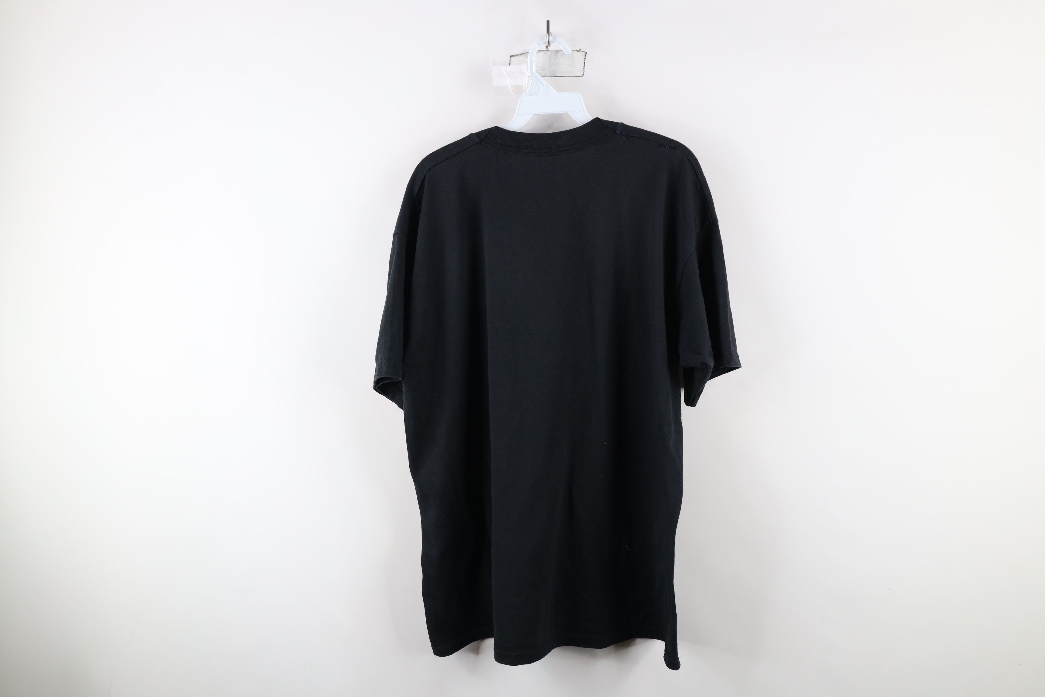 Vintage Vintage 90s Streetwear Blank Short Sleeve T-Shirt Black Size US XL / EU 56 / 4 - 9 Thumbnail