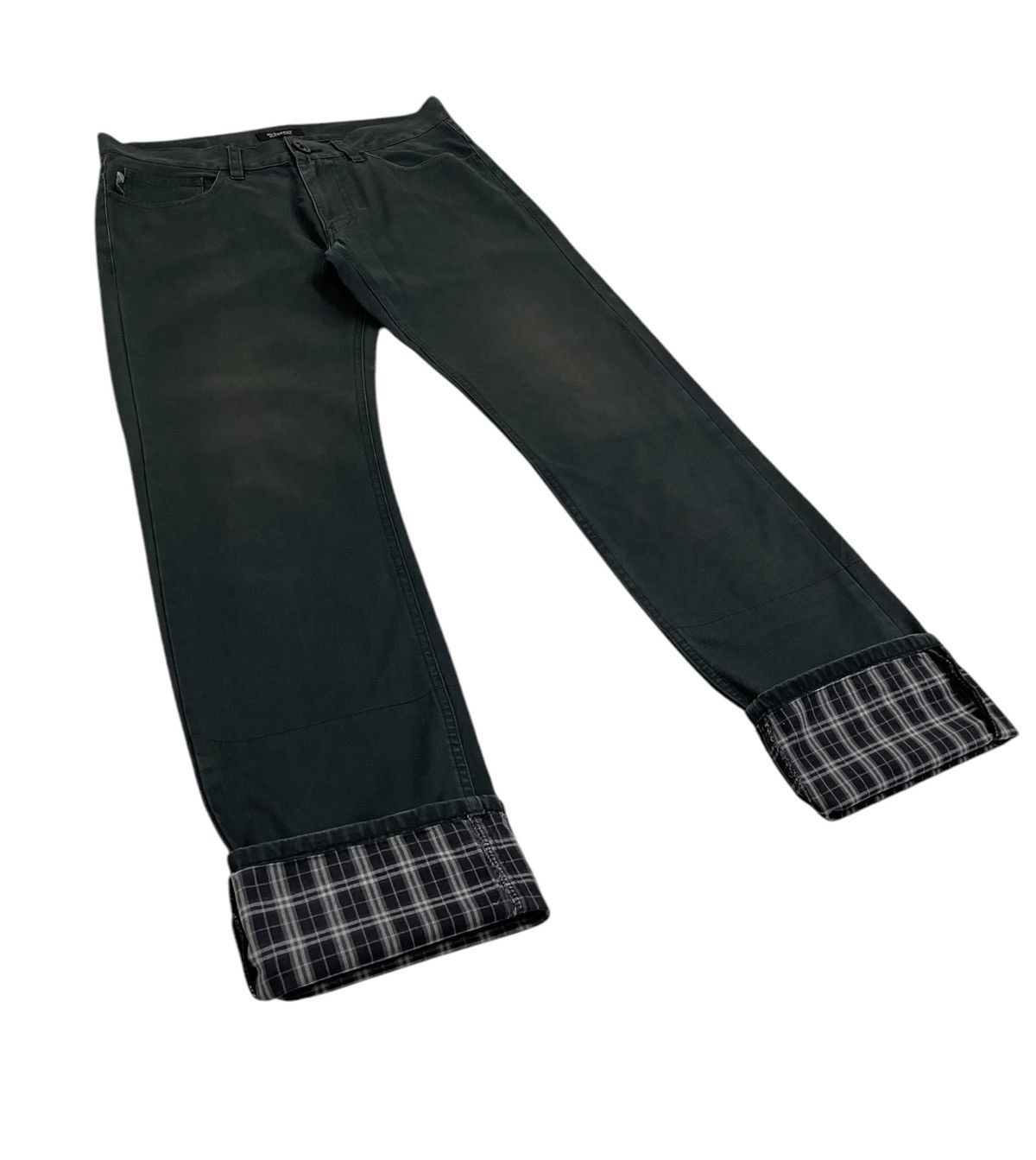 Vintage Burberry Black Label Faded Black Pants