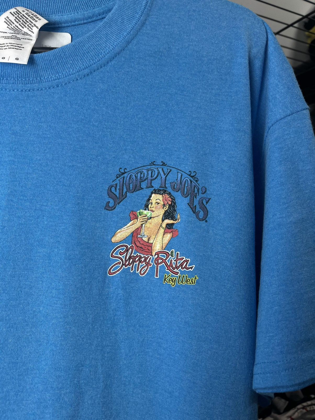 Vintage Vintage Sloppy Joes Sexy Girl Pin Up T Shirt Cowboy Western Size US L / EU 52-54 / 3 - 3 Thumbnail
