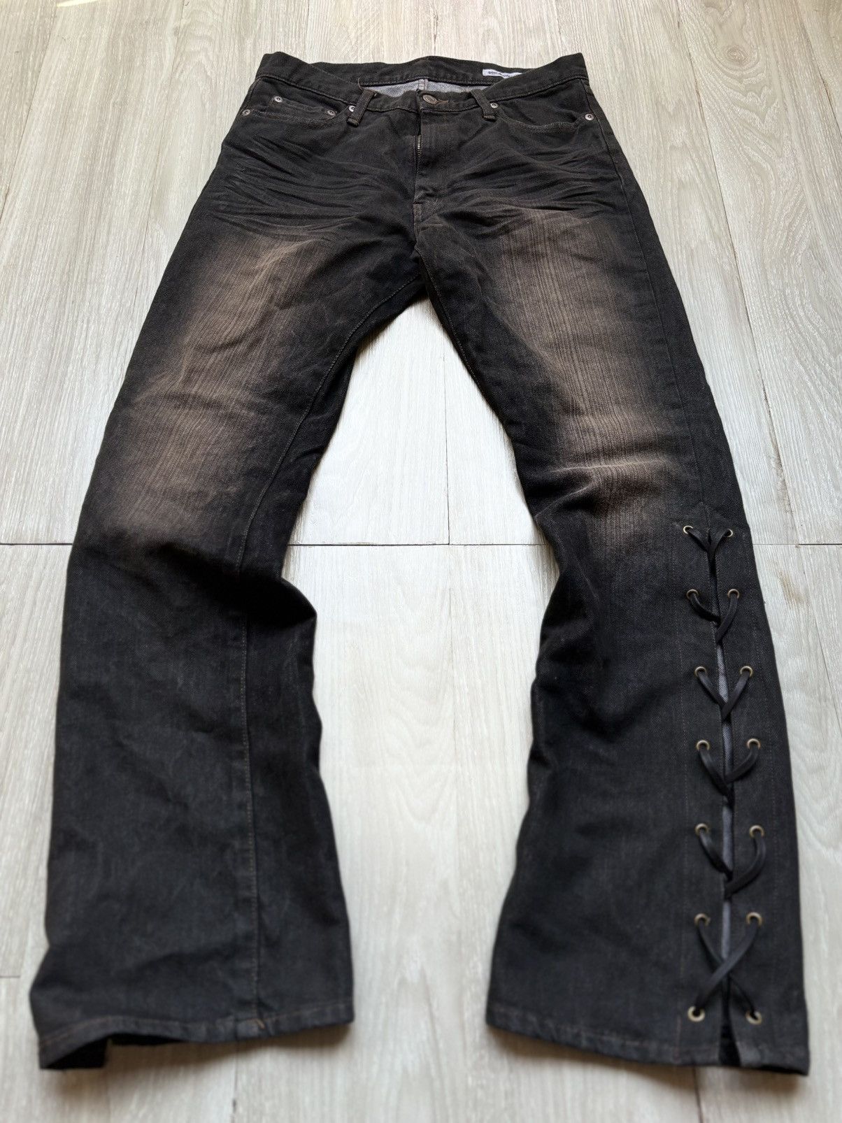 semanticdesign SEMANTIC DESIGN lace-up jeans Size US 29 - 1 Thumbnail