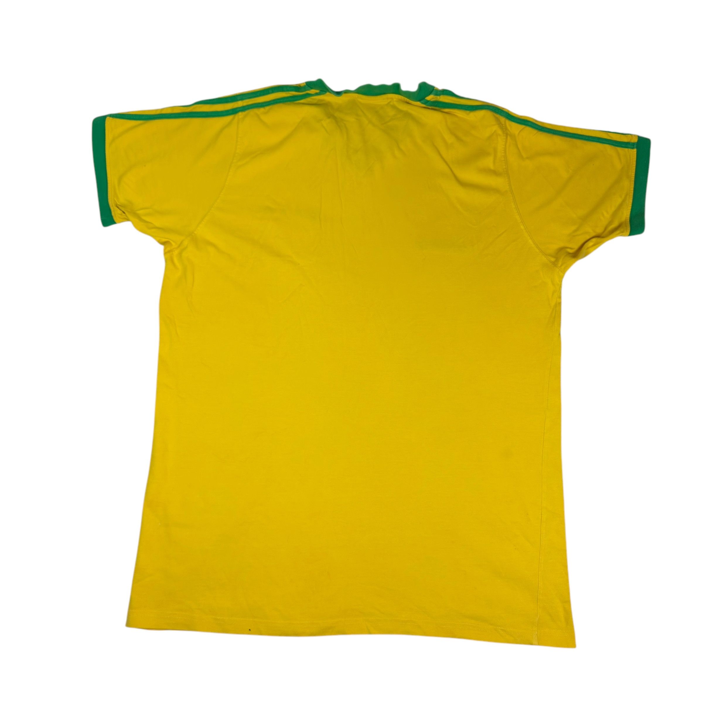 Adidas × Vintage Adidas Men's Yellow Brazil National Football Team T-Shirt Size US XL / EU 56 / 4 - 8 Thumbnail
