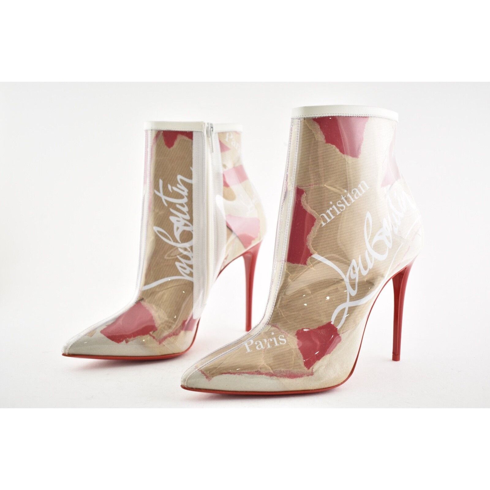 Christian Louboutin Christian Louboutin So Kate Booty 100 Loubi Kraft PVC Heel Size US 6 / IT 36 - 9 Thumbnail