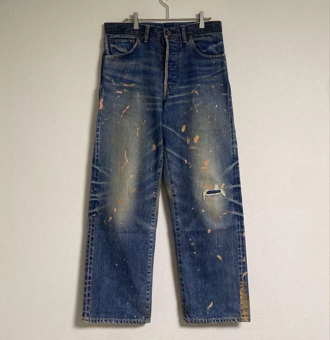 Visvim VISVIM 24aw SOCIAL SCULPTURE 01 WIDE DAMAGED-41 D41 | Grailed