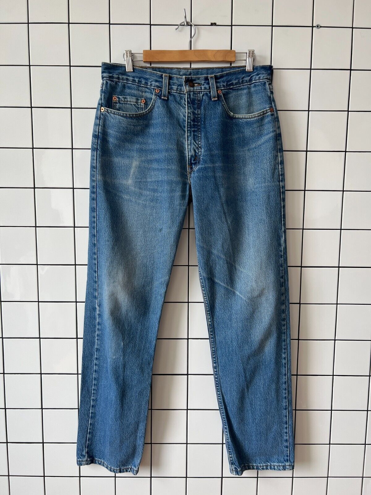 Vintage 80s Vintage 615 LEVIS Denim Jeans Orange Tab Washed Blue | Grailed