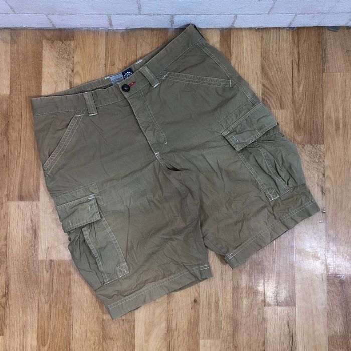 Military vintage Japanese cargo wide leg olive shorts jorts 90s y2k ...