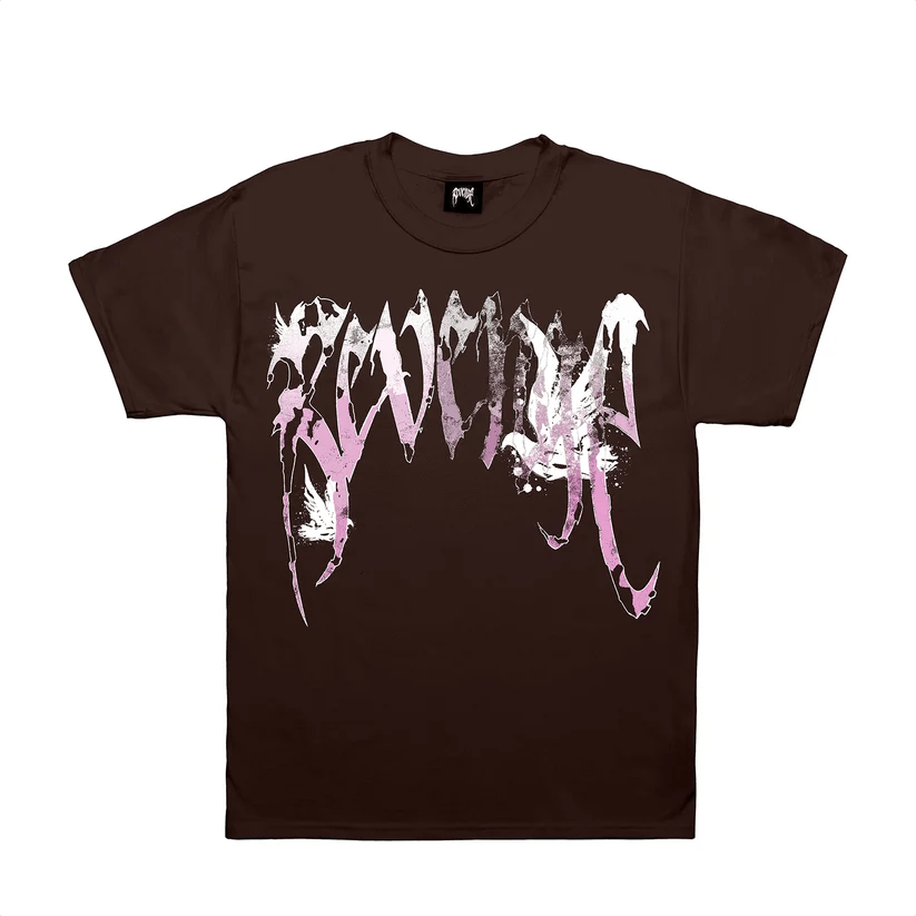 Revenge Revenge GRAFFITI DOVE TEE CHOCOLATE BROWN Brand New | Grailed