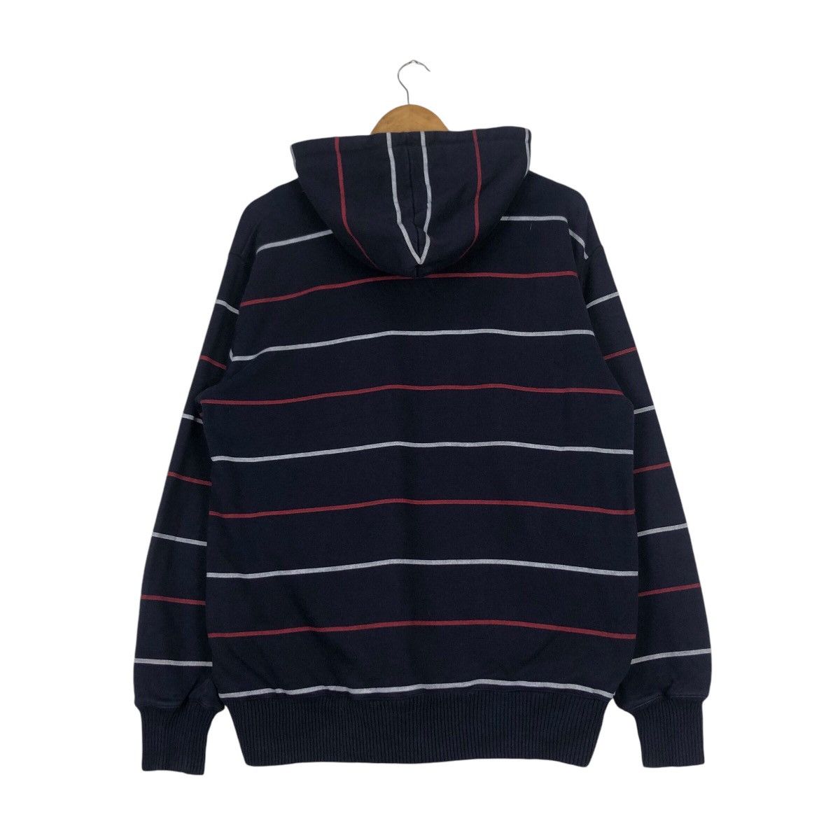Hang Ten × Japanese Brand × Vintage Vintage Hang Ten Sweater Jacket 90s Collection Stripe Size US L / EU 52-54 / 3 - 7 Thumbnail