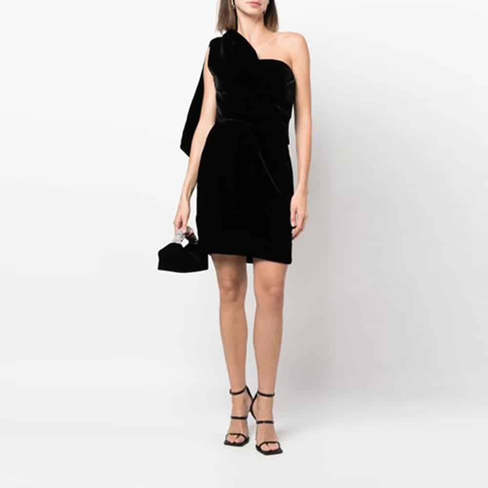 Tom Ford o1loc1c0924 AB3094 Evening Dress in Black Size XS / US 0-2 / IT 36-38 - 1 Thumbnail