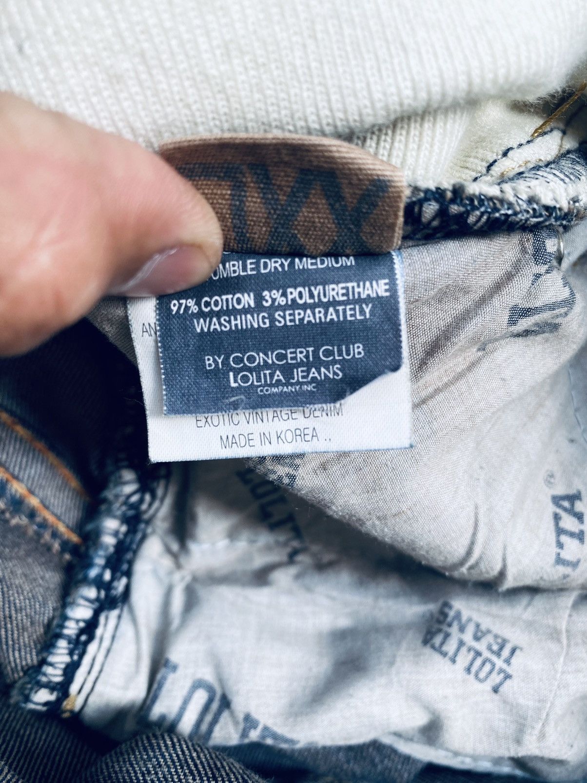 Japanese Brand Vintage Yoshitomo Nara Lolita Pop Art Flared Jeans Pants Size US 30 / EU 46 - 11 Thumbnail