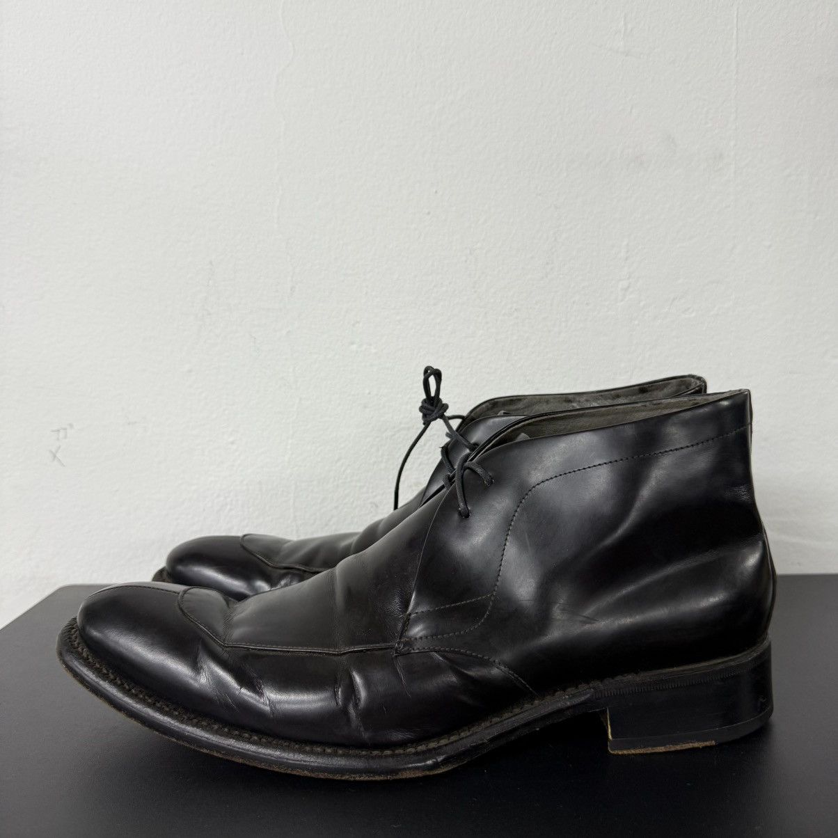 Dirk Bikkembergs Archive Japan// Alfredo Bannister Leather Boots Size US 9 / EU 42 - 3 Thumbnail