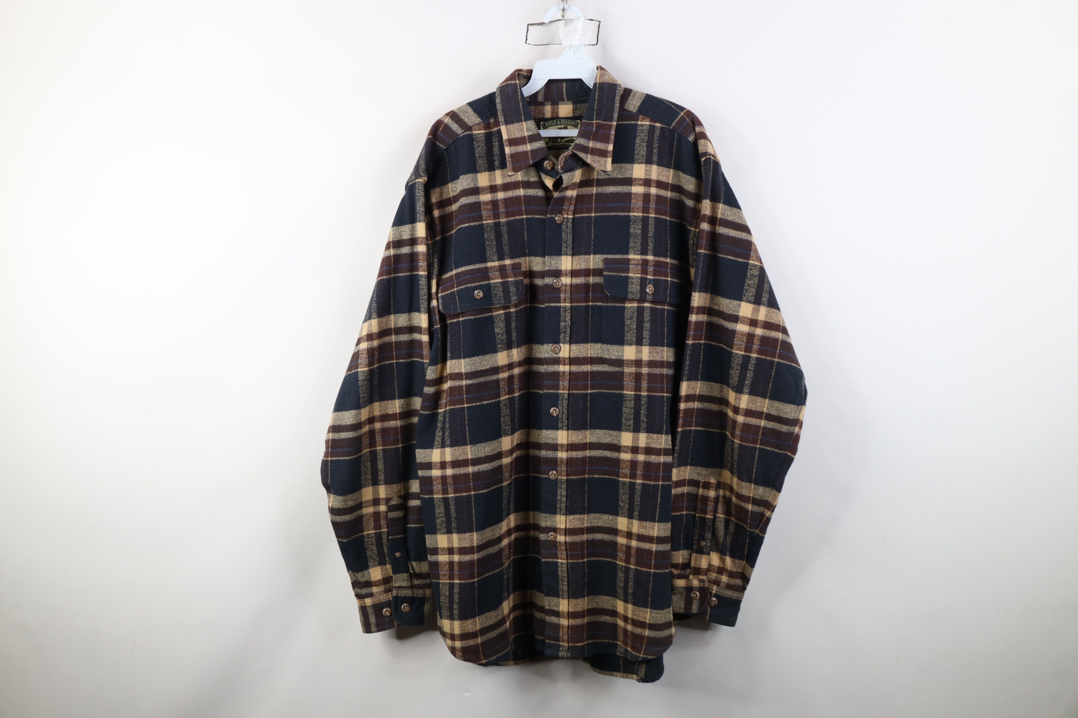 Vintage Vintage 90s Y2K Streetwear Flannel Button Shirt Plaid Size US L / EU 52-54 / 3 - 1 Thumbnail