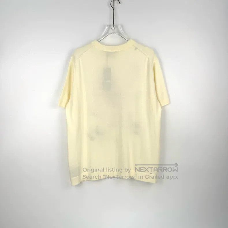 Dior Dior Beige rose embroidered logo short-sleeved sweater Size XXL / US 16-18 / IT 52-54 - 4 Thumbnail