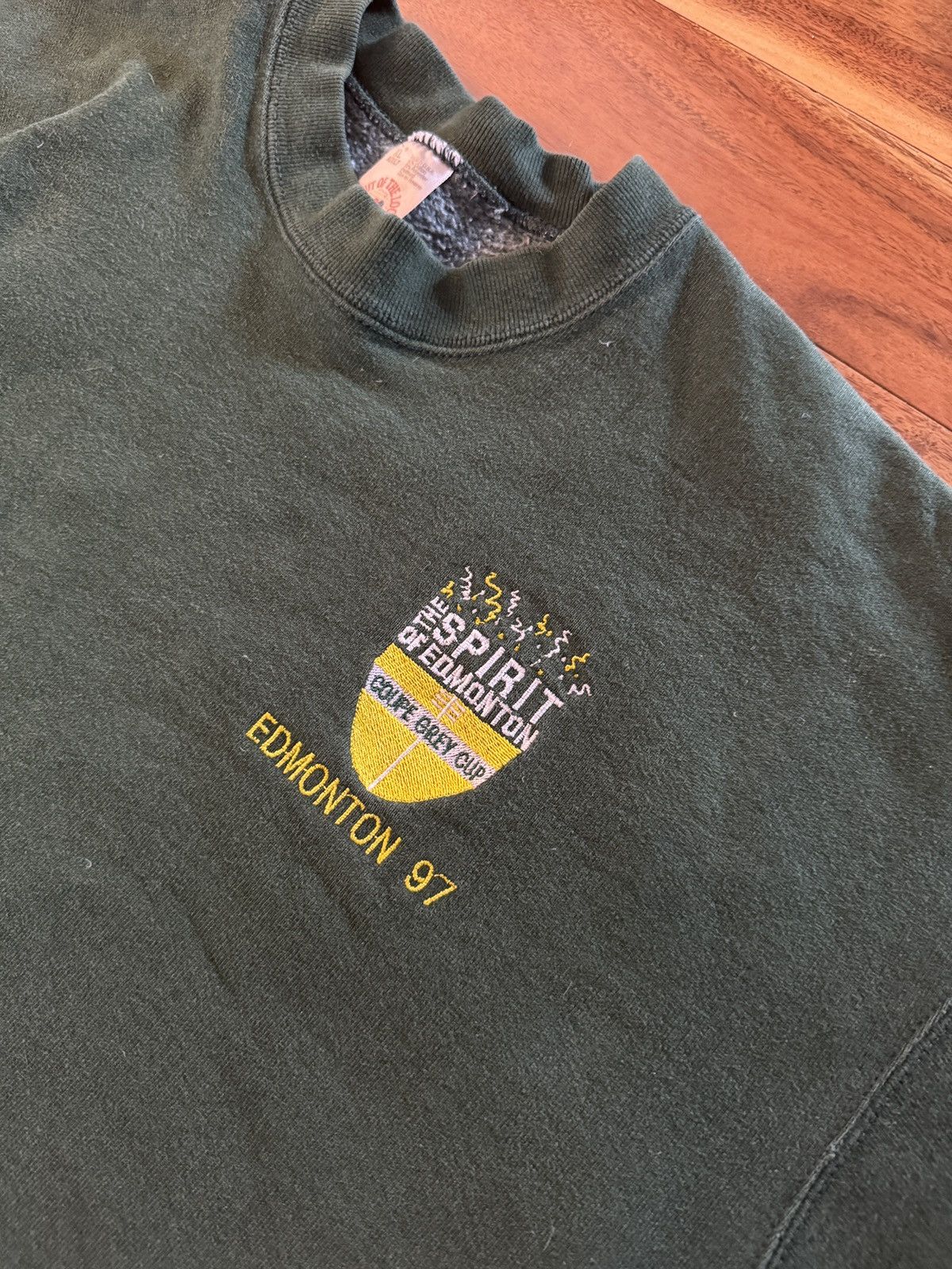 Vintage Vintage made in USA Edmonton ‘97 grey cup crewneck Size US XL / EU 56 / 4 - 2 Thumbnail