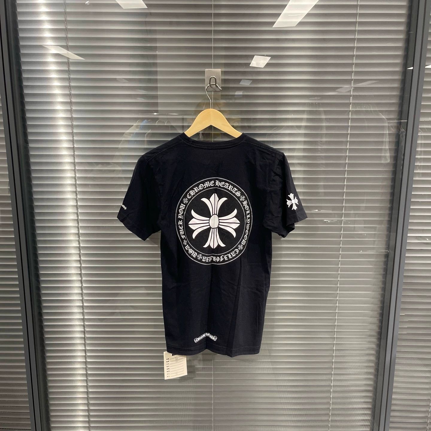 Chrome Hearts Chrome Hearts Black Cross Sanskrit SS Tee S 99N Size S / US 4 / IT 40 - 1 Thumbnail