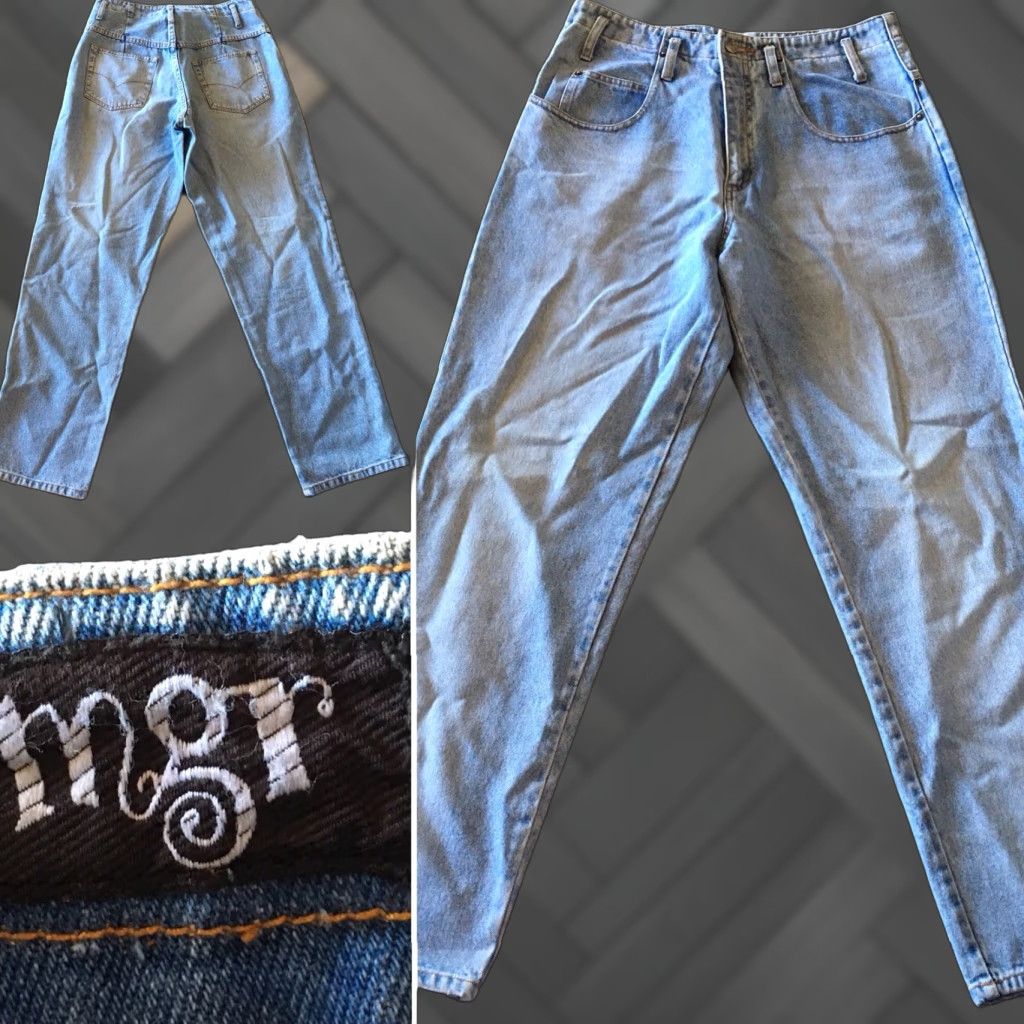 Vintage VINTAGE MGR Jeans High Waist Tapered Leg Made in Hong Kong 80s 90s Size M 31 Waist Blue Womens Jeans Size 32" / US 10 / IT 46 - 1 Thumbnail