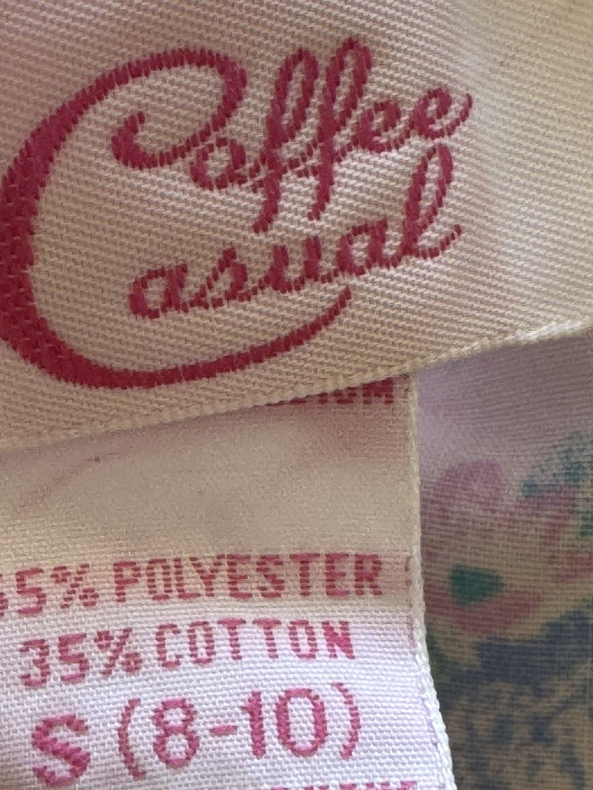 Vintage Coffee Casual women’s floral button up vintage pajama nighty Size ONE SIZE - 4 Thumbnail