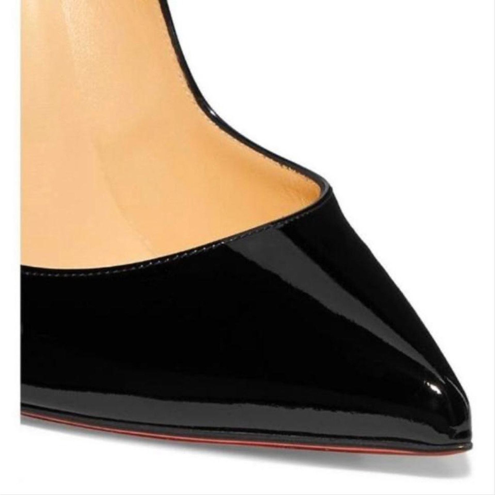 Christian Louboutin Hot Chick 100 patent leather heels 40 Size US 10 / IT 40 - 5 Thumbnail