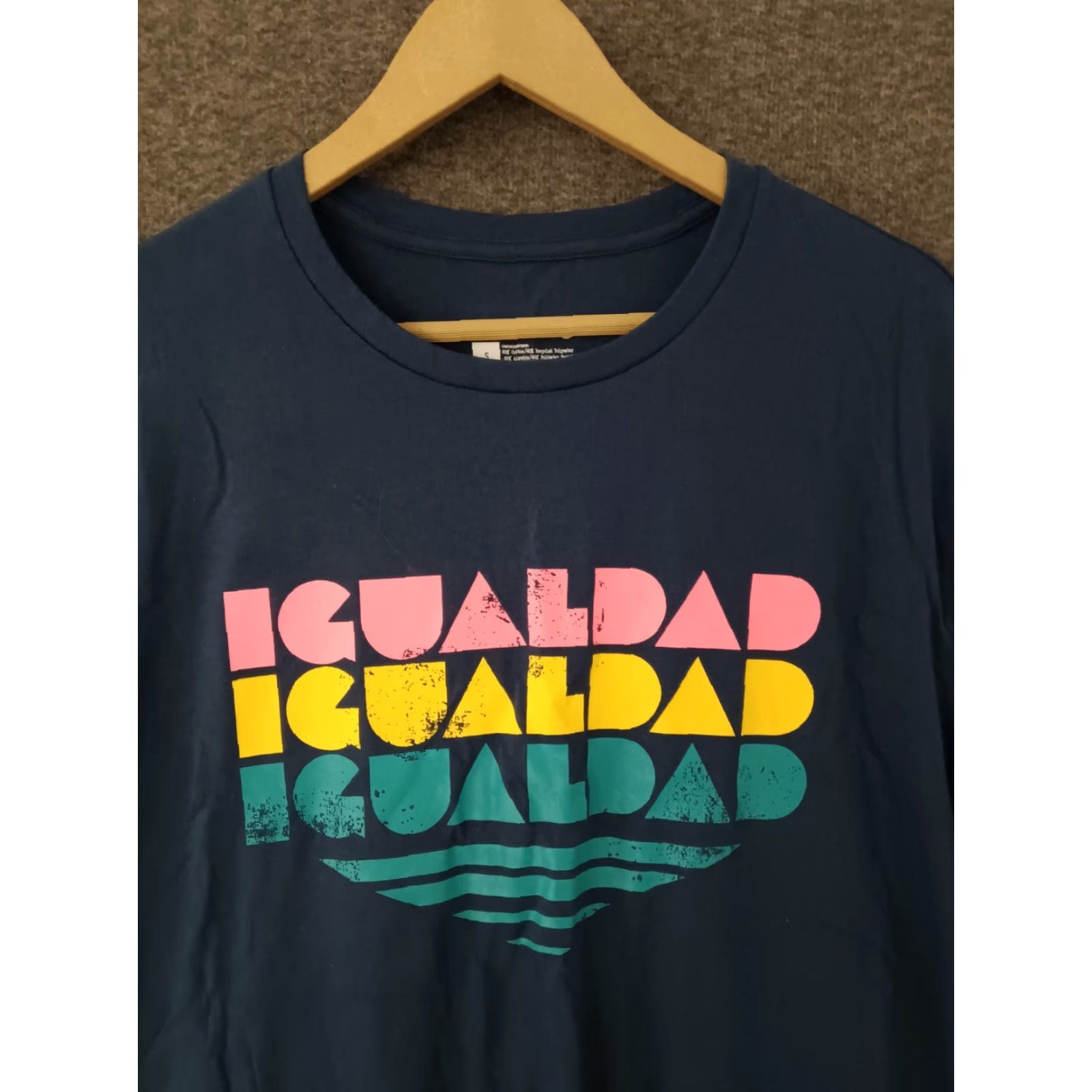 Vintage #takepride Adult IgualDaD Equality T-Shirt Blue S Shirt Unisex Adults XS-? Size US S / EU 44-46 / 1 - 3 Thumbnail