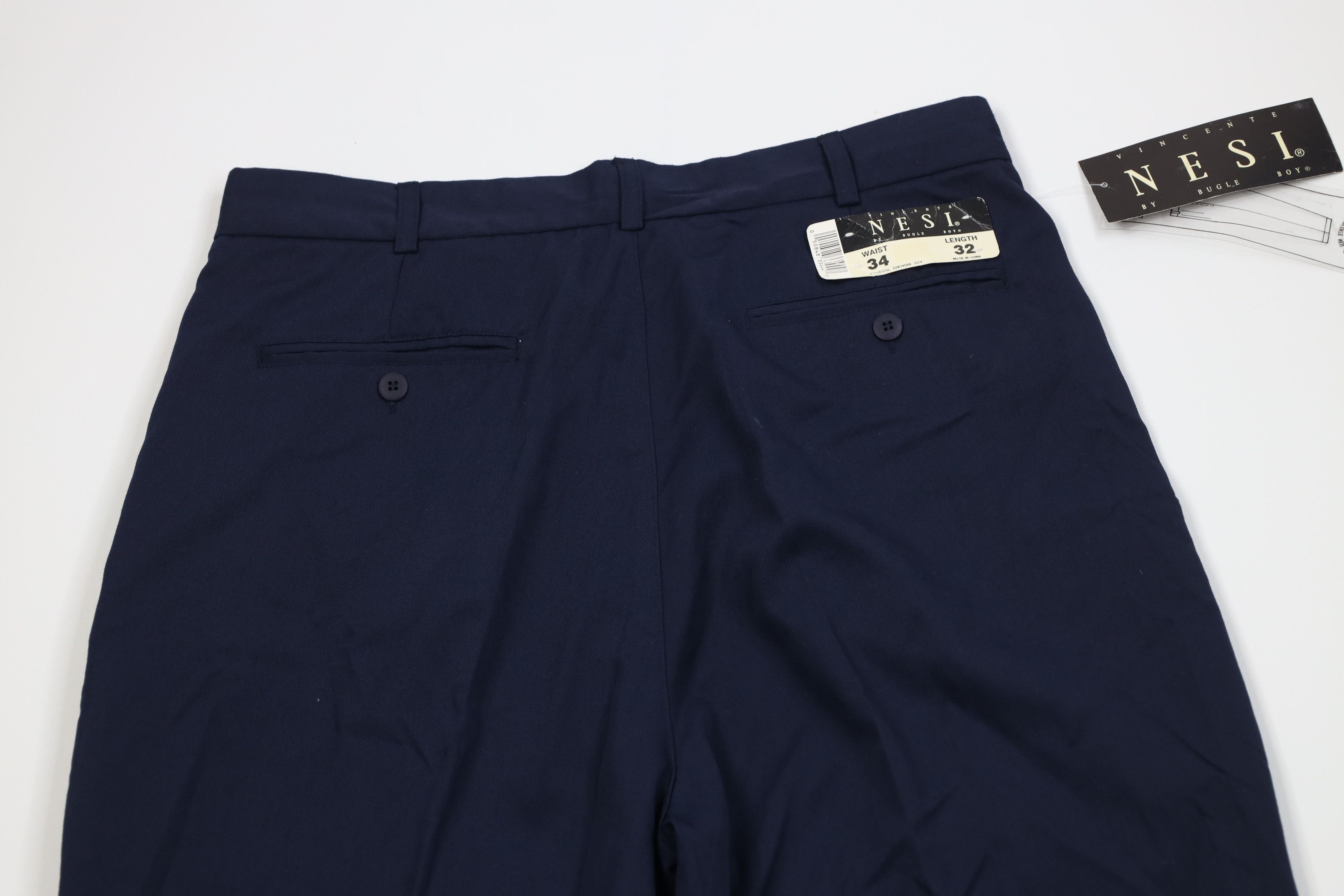 Vintage Deadstock Vintage 90s Streetwear Gabardine Blend Chino Pants Size US 34 / EU 50 - 10 Thumbnail