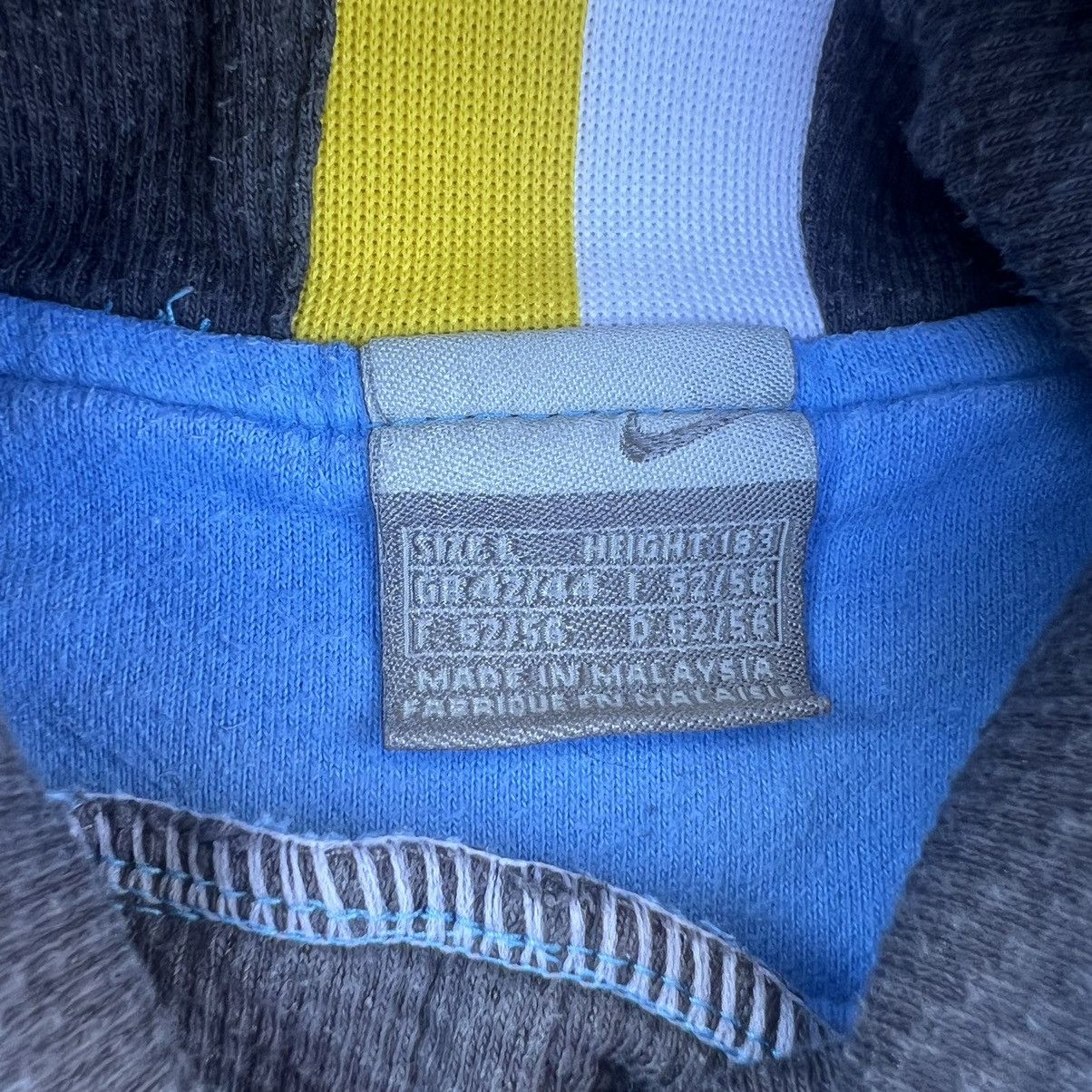 Nike × Vintage Nike Baby Blue Air Force Hoodie Swoosh Size US L / EU 52-54 / 3 - 5 Thumbnail