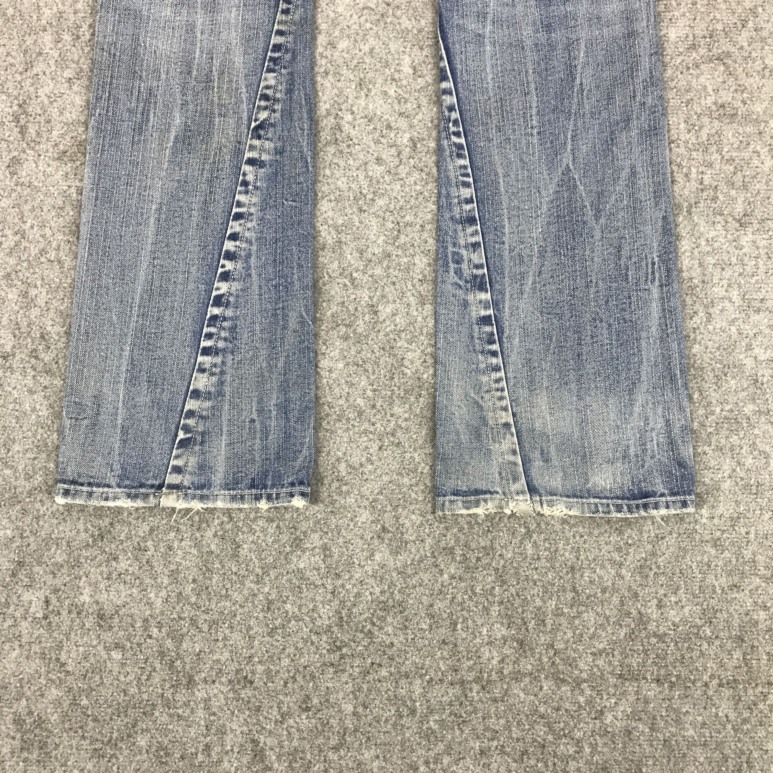 Japanese Brand JAPAN STYLE DENIM SORRIDERE DISTRESSED BOOTCUT JEANS Size US 30 / EU 46 - 6 Thumbnail