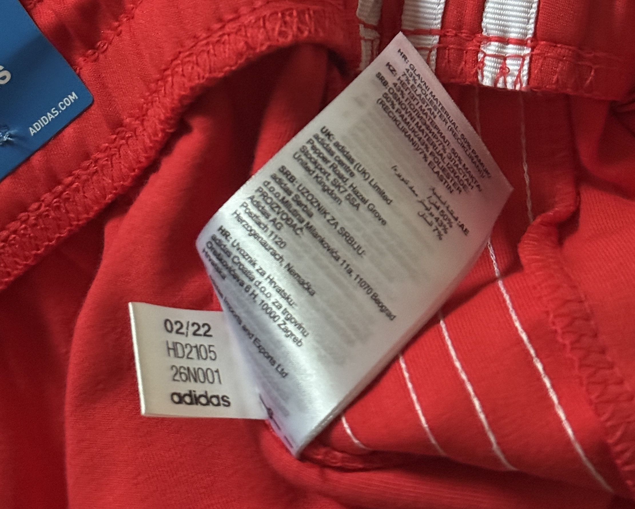 Adidas adidas Originals Womens Track Pants 4X Plus Size hd2105 Size 42" / US 20 - 5 Thumbnail
