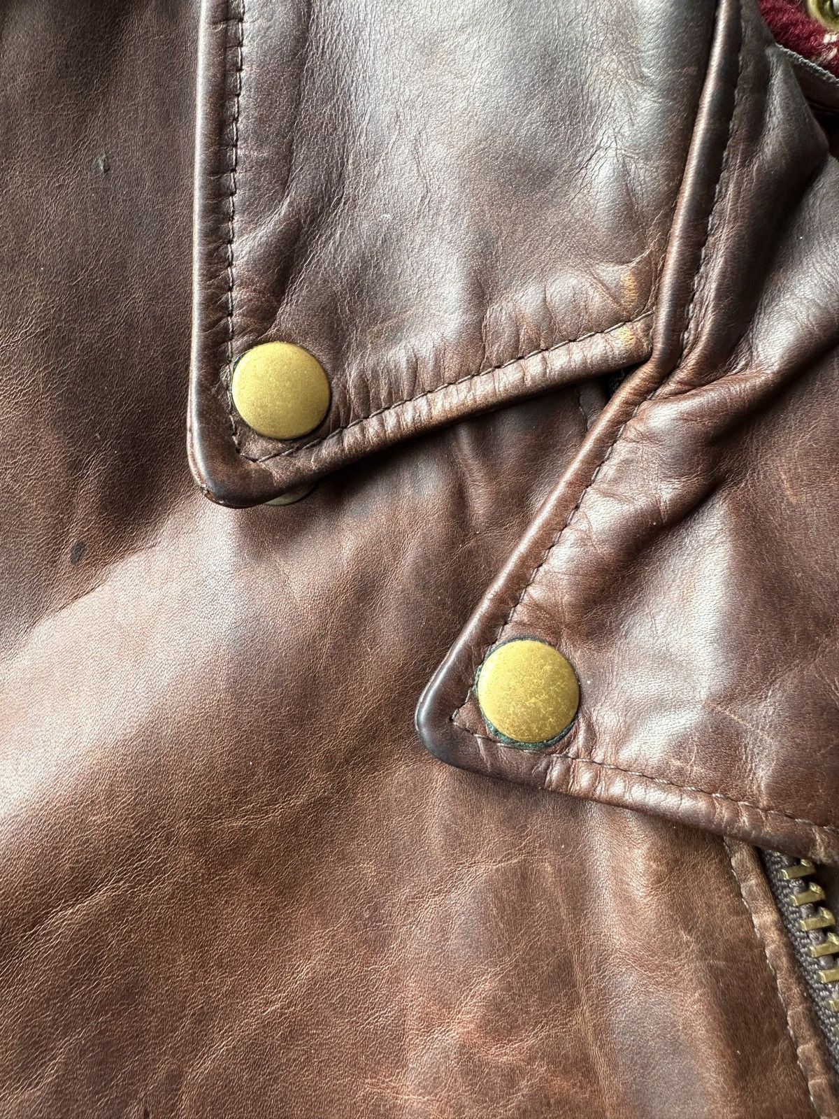 Schott Schott Perfecto 619 Hand Oiled Brown Cowhide Leather Jacket Size US M / EU 48-50 / 2 - 9 Thumbnail