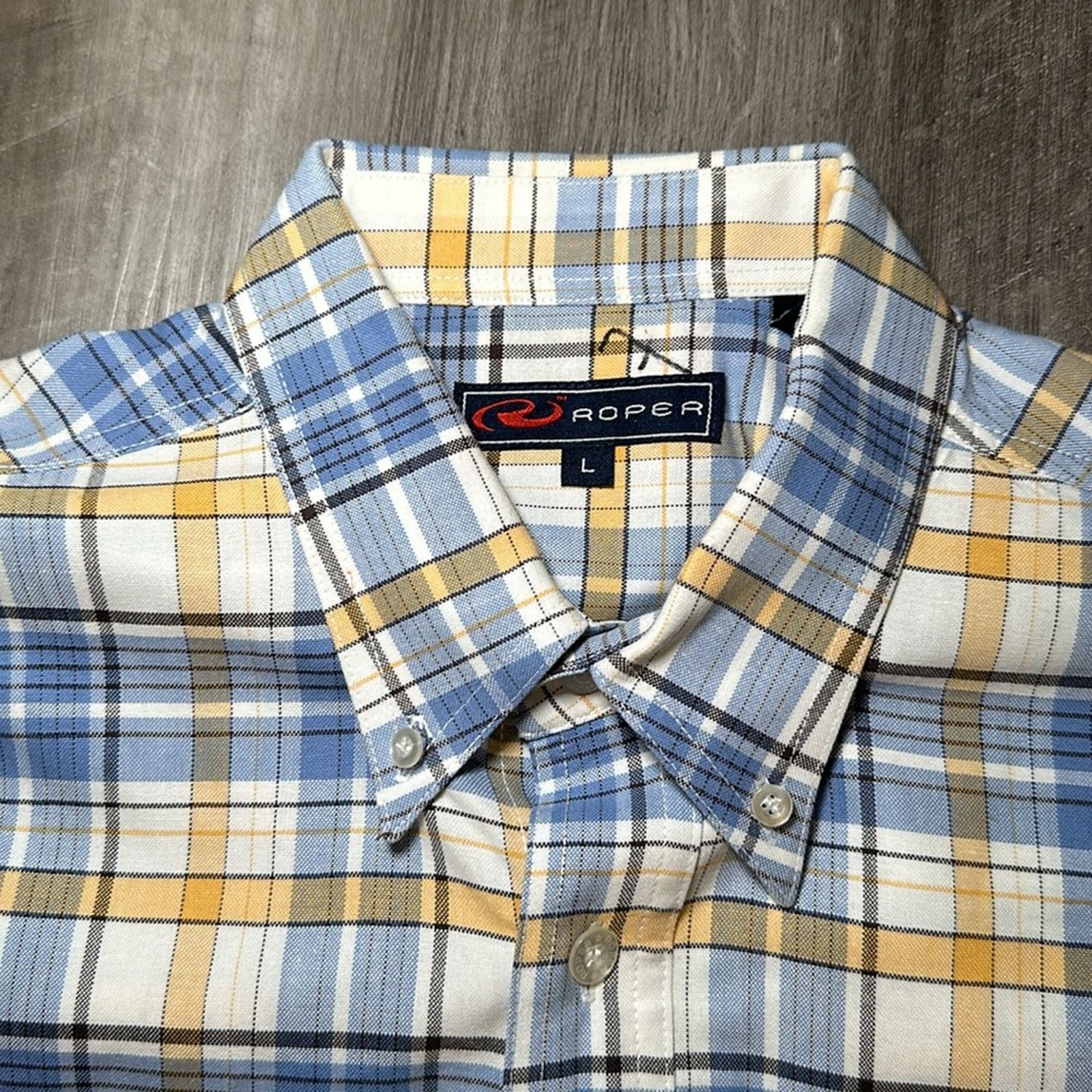 Roper Roper Short Sleeve Button Down - Large Size US L / EU 52-54 / 3 - 7 Thumbnail