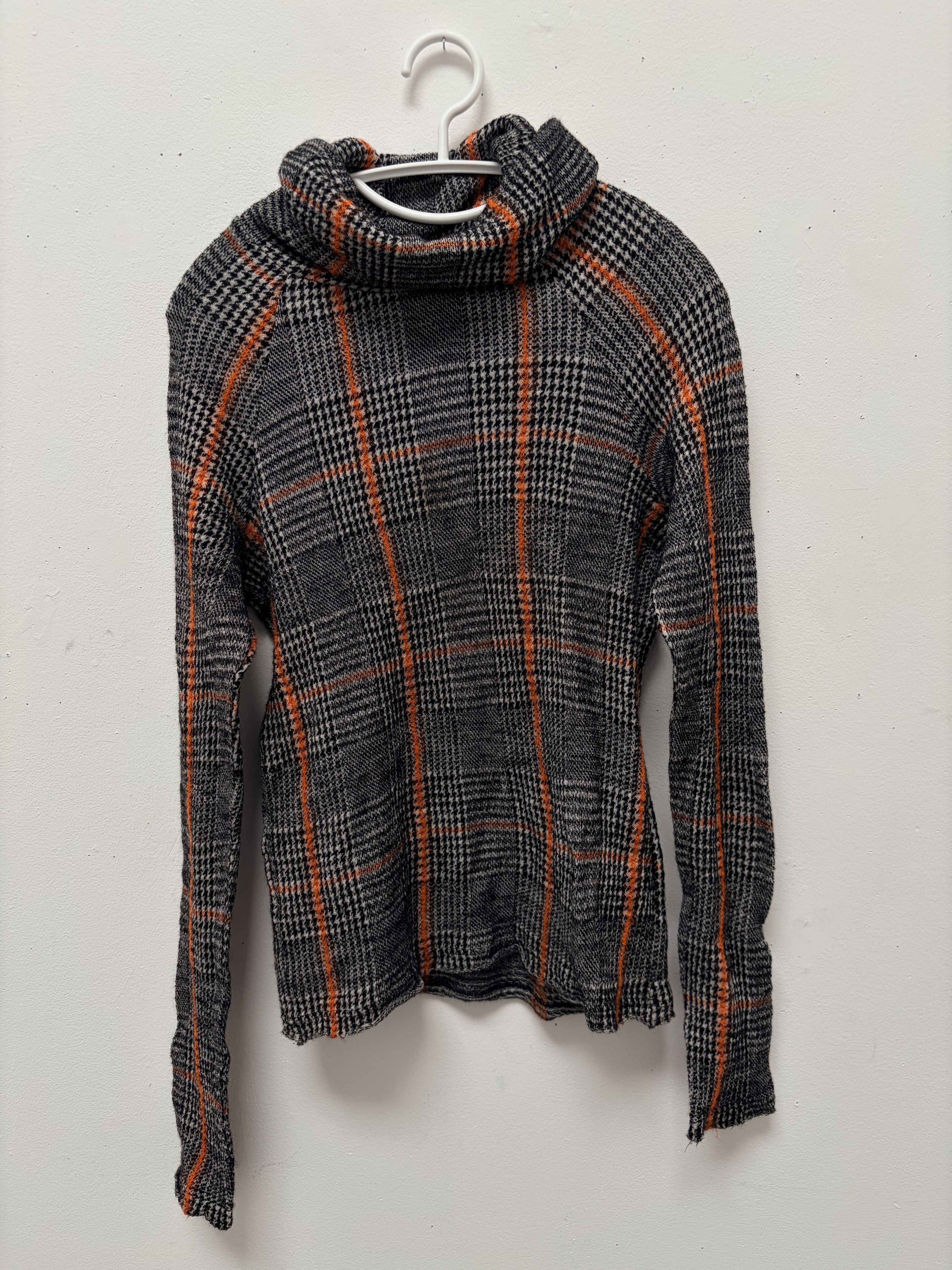 Junya Watanabe 2004 junya watanabe man high neck knit shirt Size US S / EU 44-46 / 1 - 1 Thumbnail