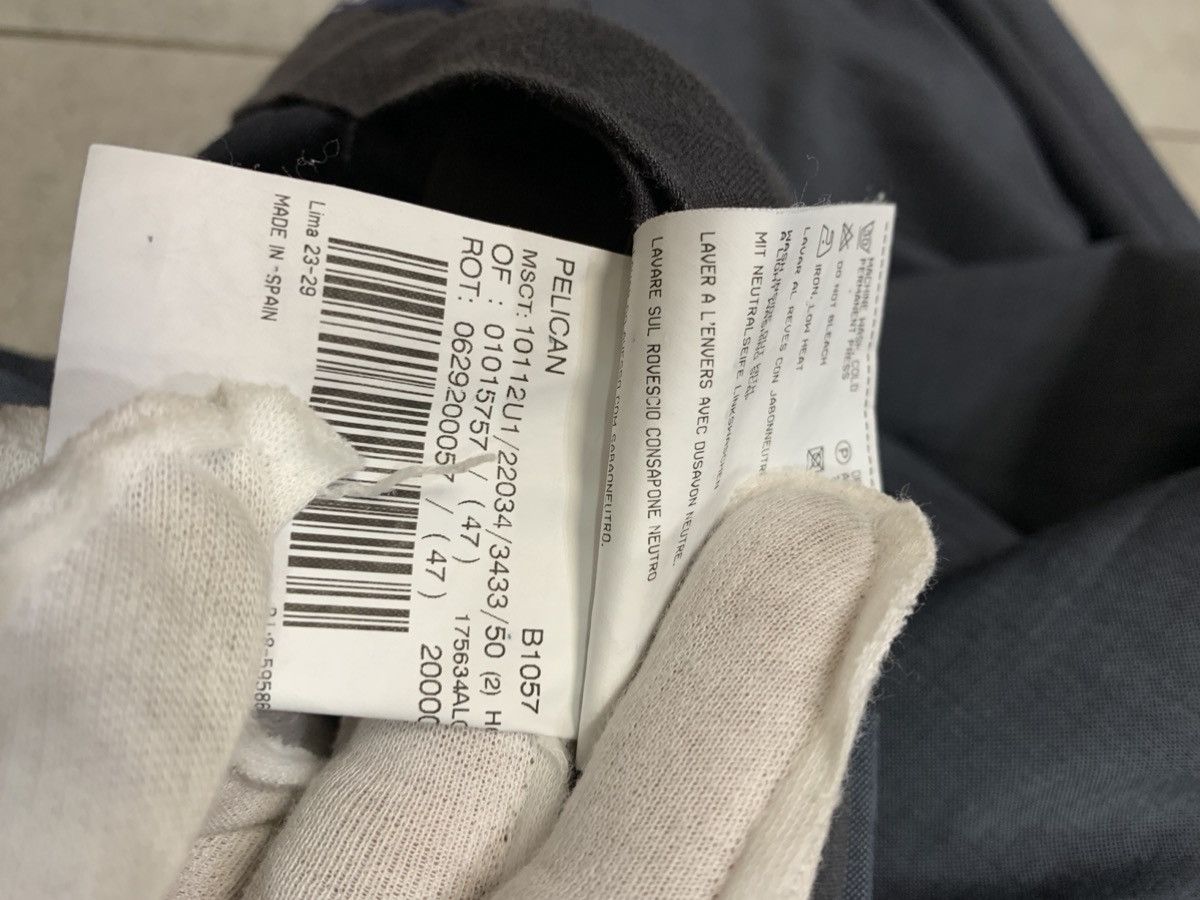 Burberry Y2k 90s Vintage Blue shimmer Burberry wool Chino trousers Size US 35 - 6 Thumbnail