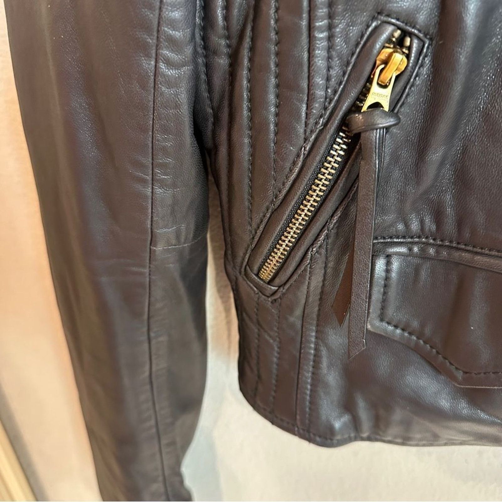 Rudsak Rudsak | XS | black cropped leather jacket Size XS / US 0-2 / IT 36-38 - 6 Thumbnail