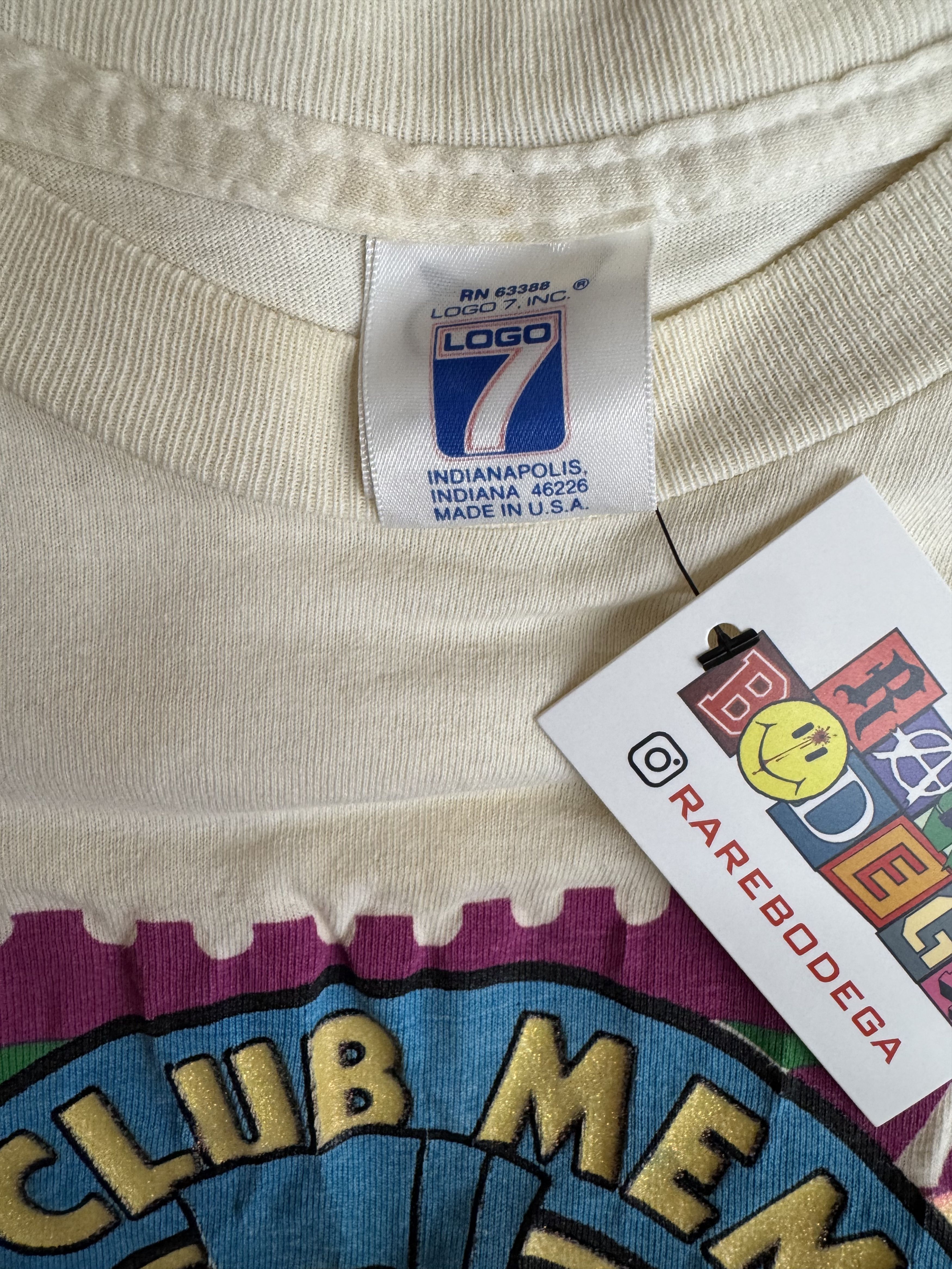 Logo 7 Vintage Barney Fan Club Tee Size US L / EU 52-54 / 3 - 2 Thumbnail